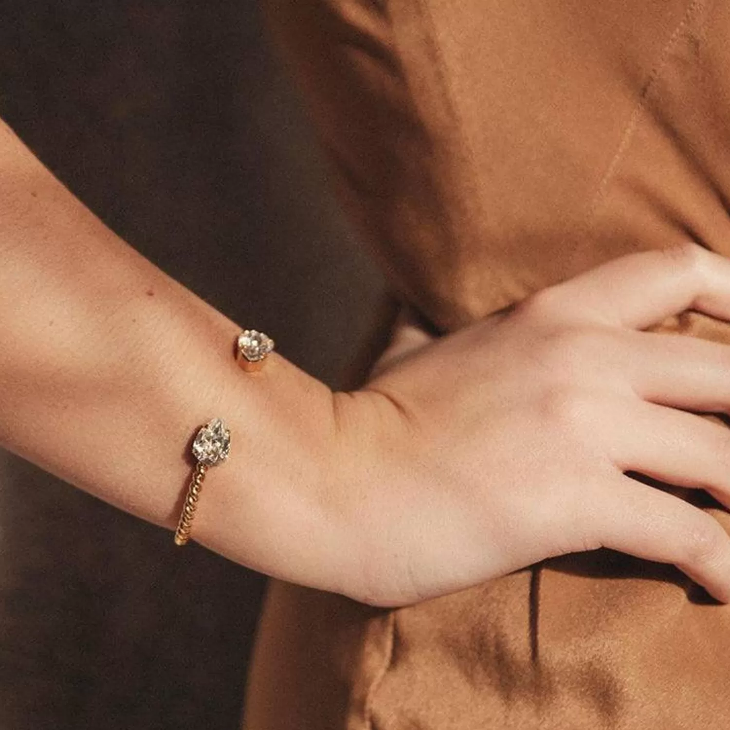 Dam Caroline Svedbom Armband Mini Drop Bracelet Gold