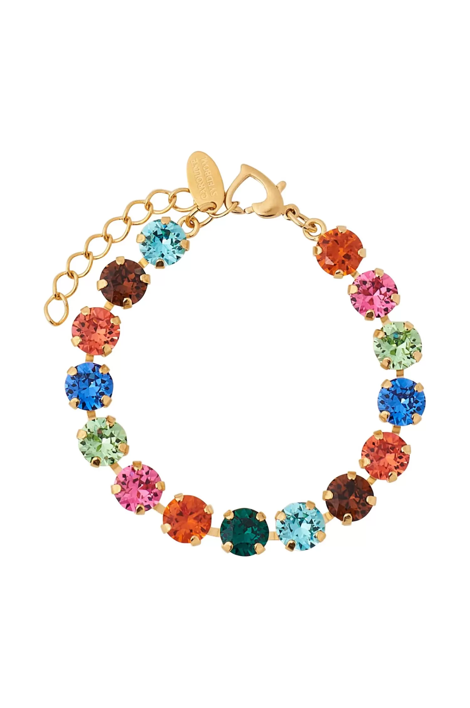 Dam Caroline Svedbom Armband Rainbow Bracelet Gold