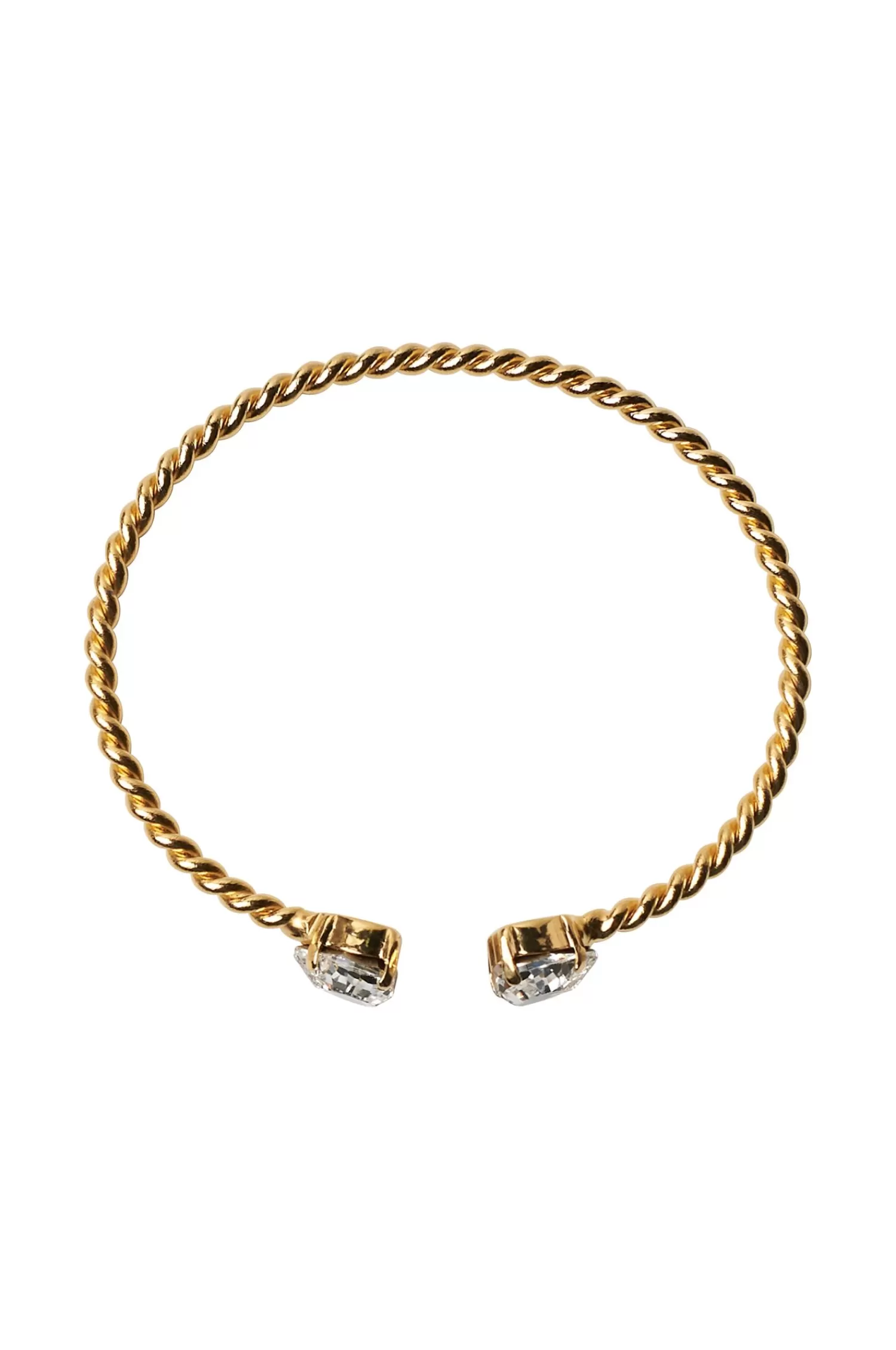 Dam Caroline Svedbom Armband Valentina Bracelet Gold Crystal