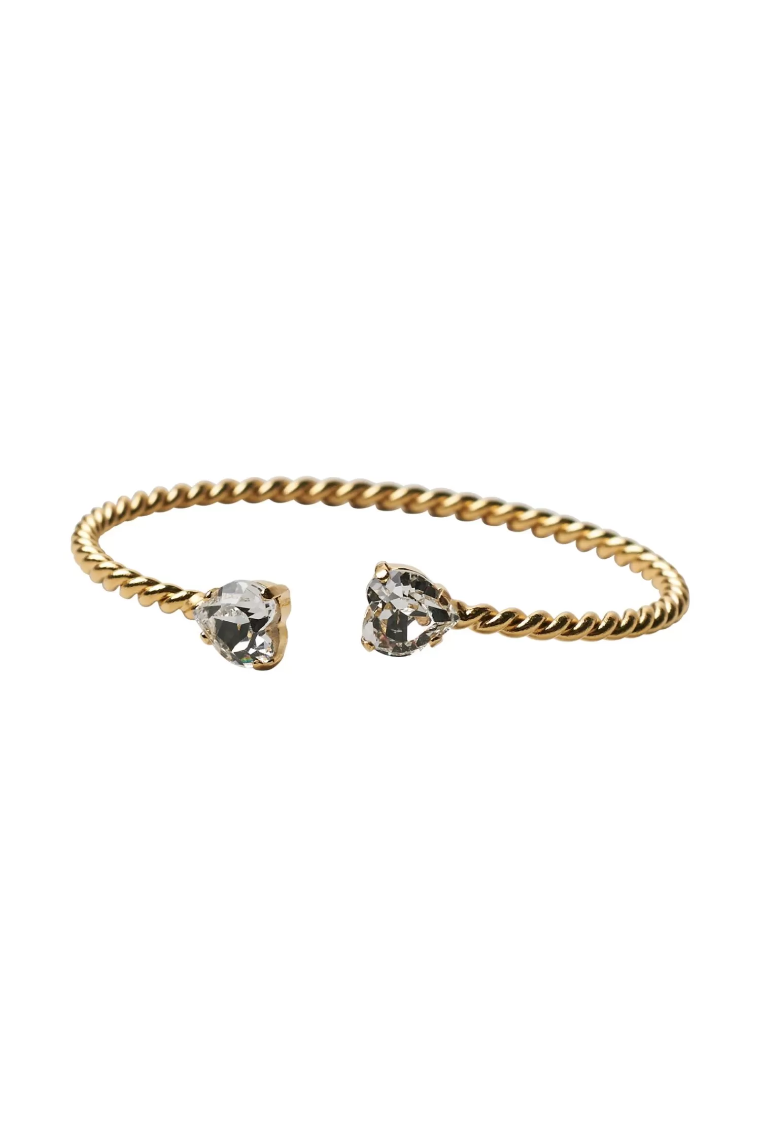 Dam Caroline Svedbom Armband Valentina Bracelet Gold Crystal