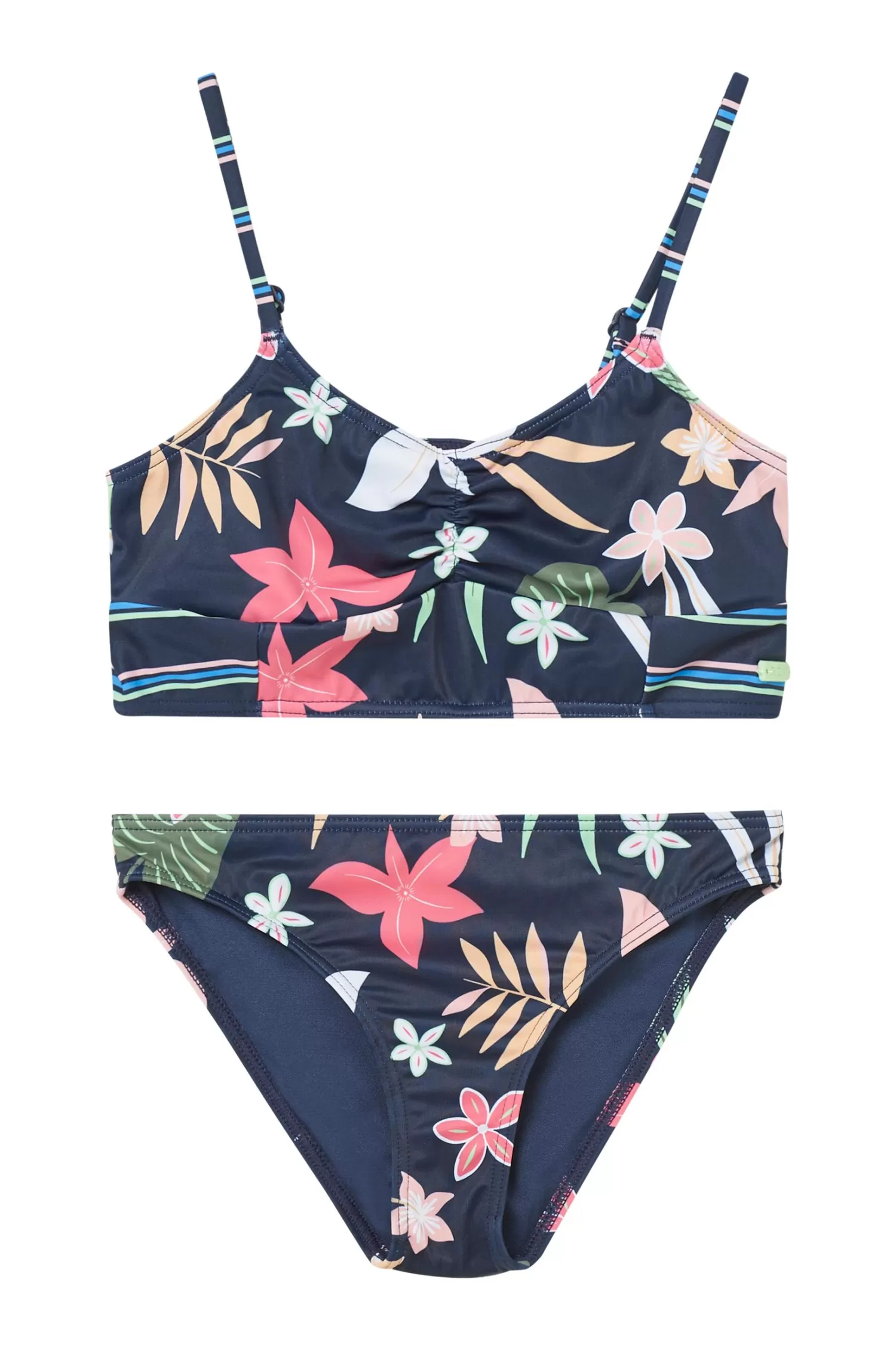 Roxy Bikini Vacay For Life Crop Top Set Online