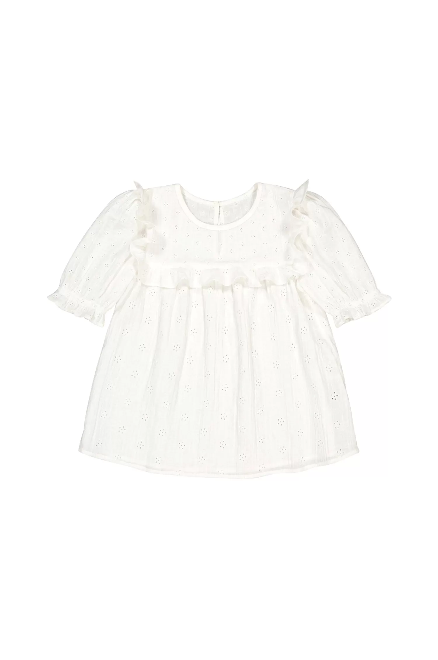 La Redoute Blus Med Engelsk Brodyr Och Kort Arm Store