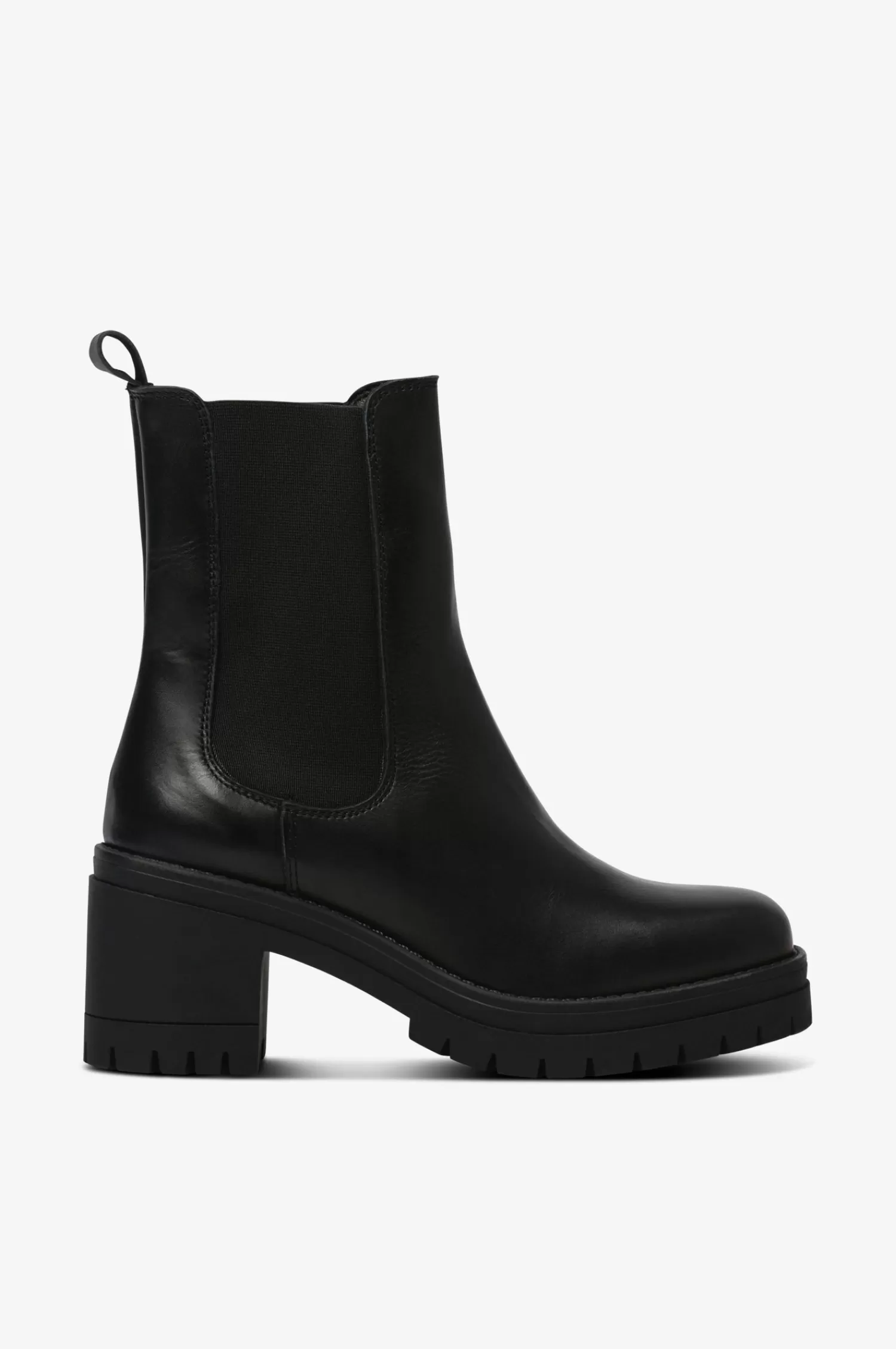 Dam Duffy Boots Med Hog Klack