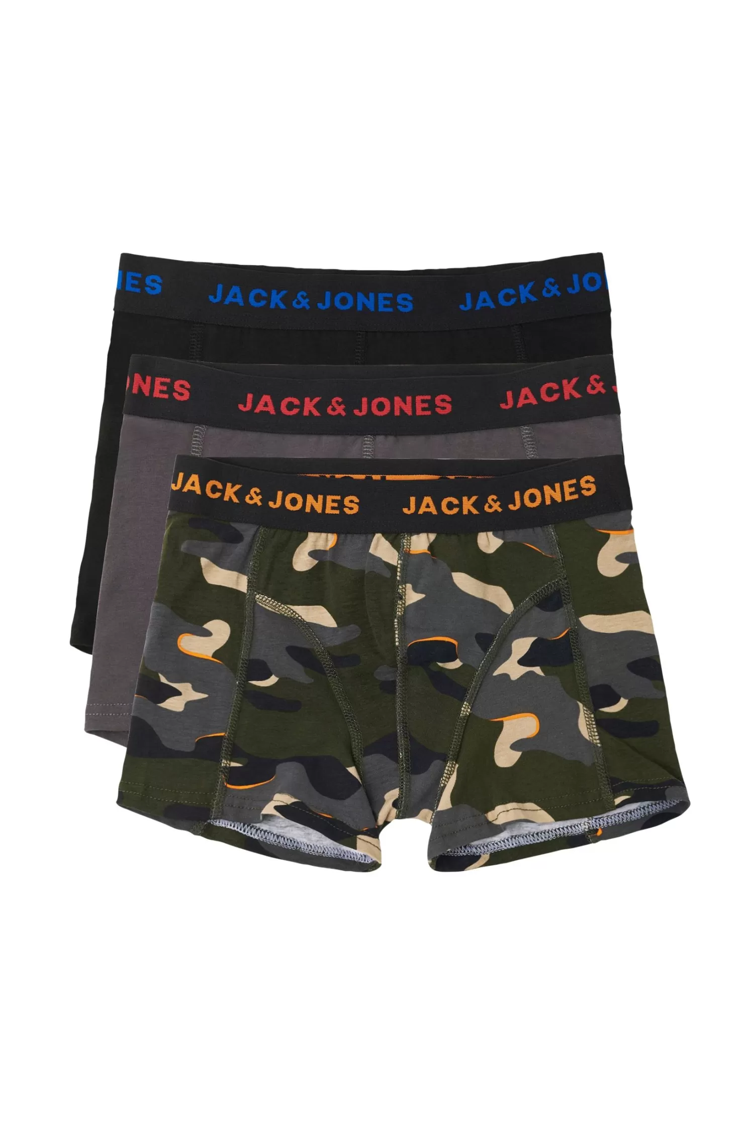 Jack & Jones Boxerkalsonger Jaccramp Camo Trunks Jnr 3-Pack Shop