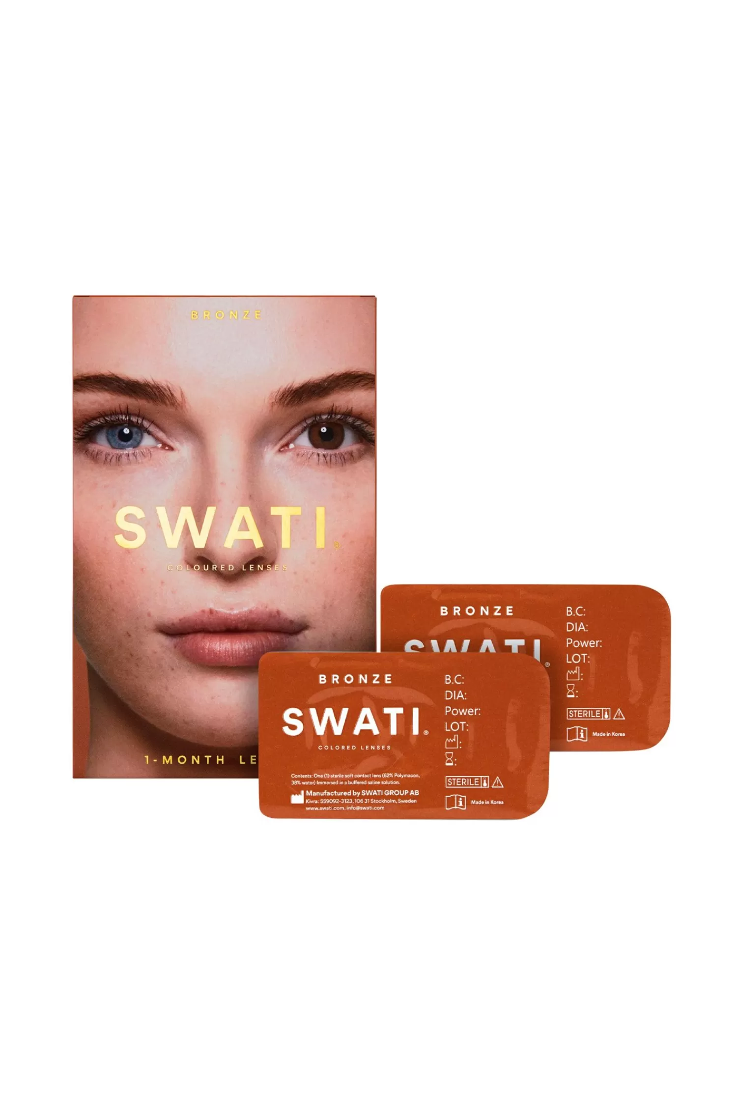 SWATI Cosmetics Bronze Kosmetiska 1-Manadslinser