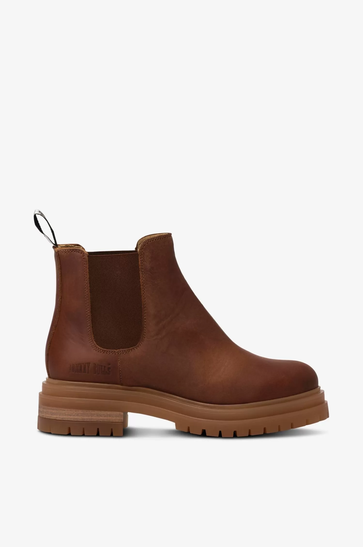 Dam Johnny Bulls Chelseaboots 1060 Sp Brown Medium Oiled Leather