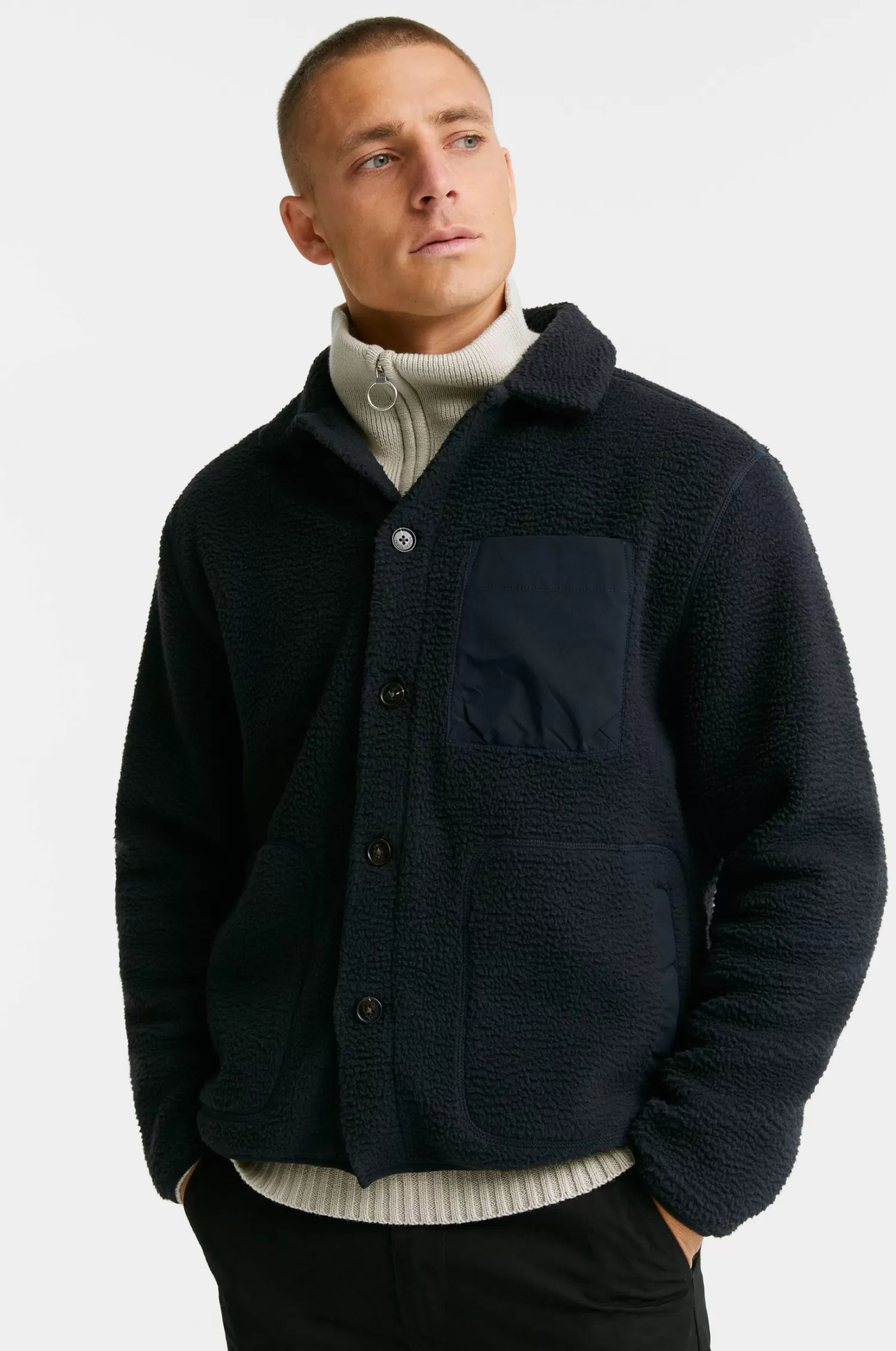 Studio Total Fleece Overshirt Shop