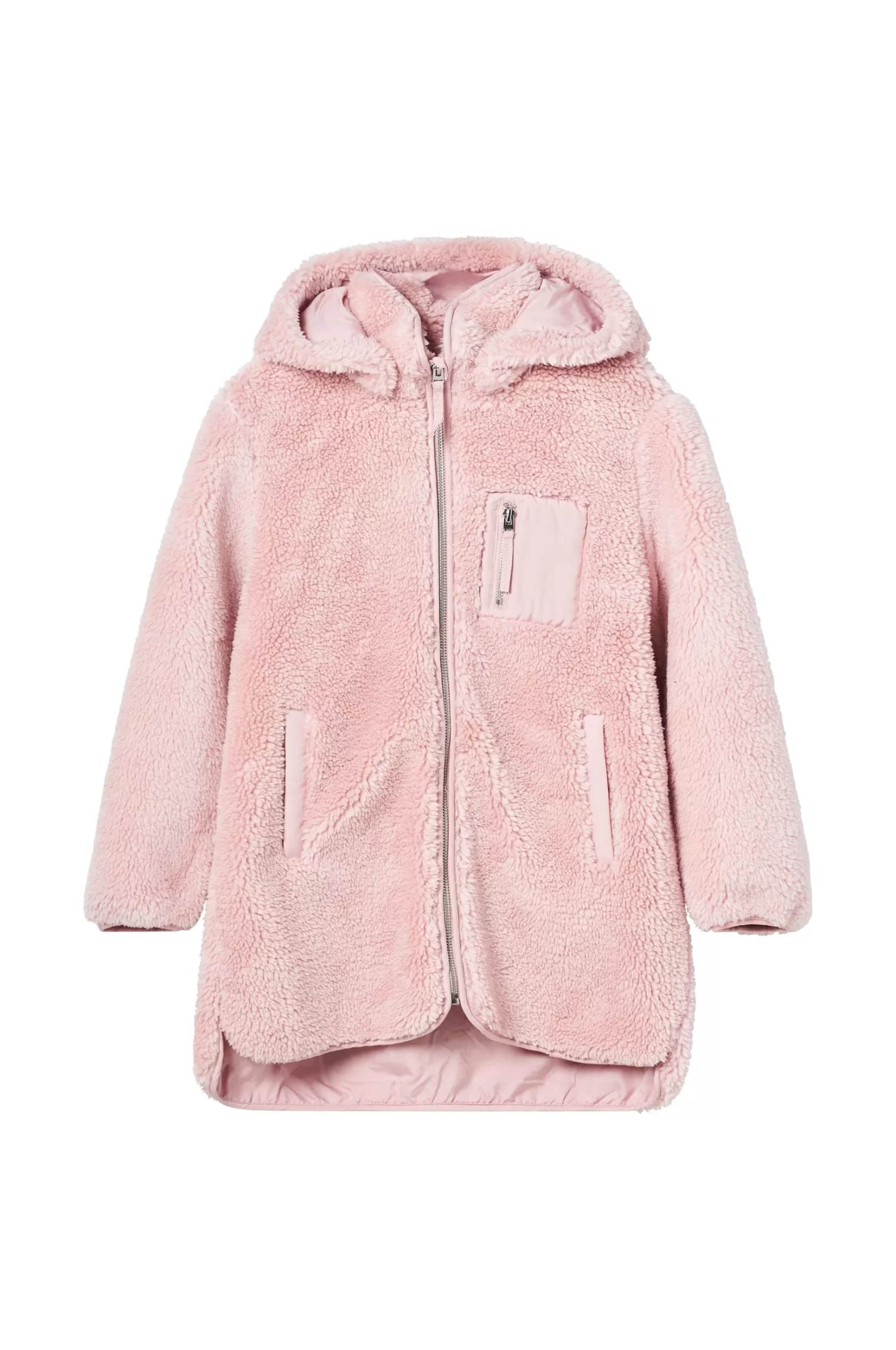 KIDS ONLY Fuskpalsjacka Kognewsascha Sherpa Hood Jacket Cheap