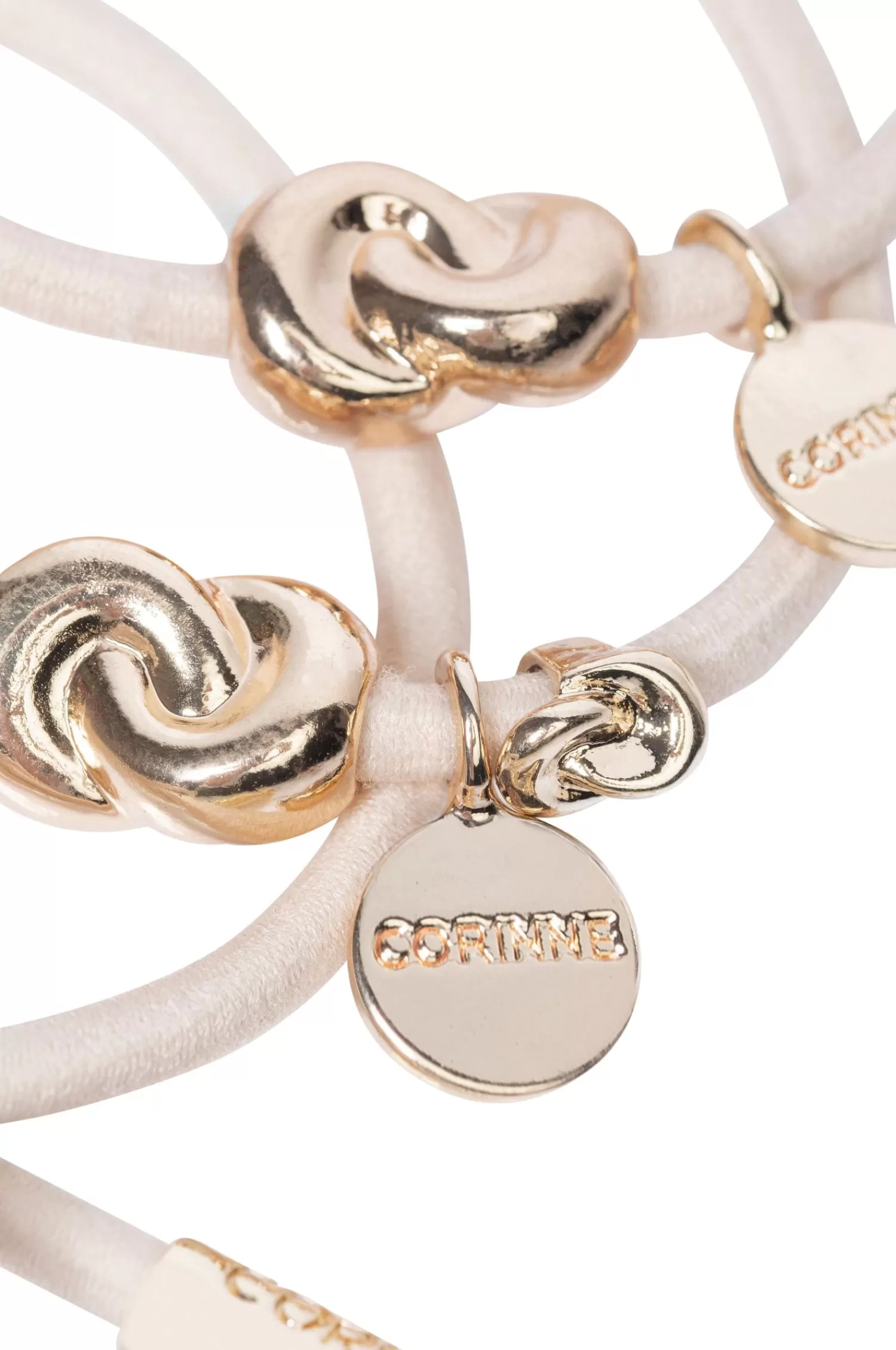 Dam Corinne Hairtie Metal Details 3-Pack