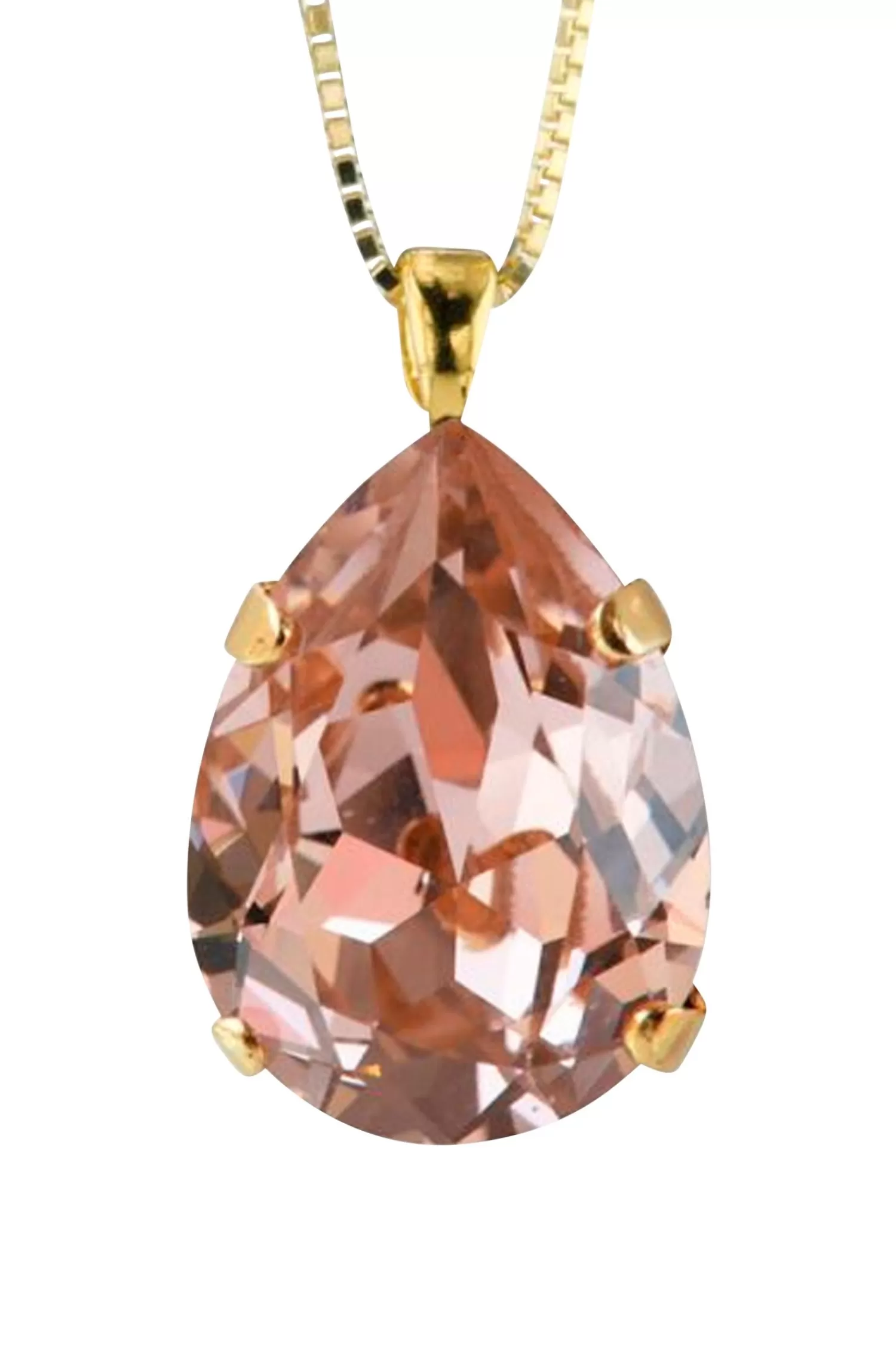 Dam Caroline Svedbom Halsband Classic Drop Necklace Gold