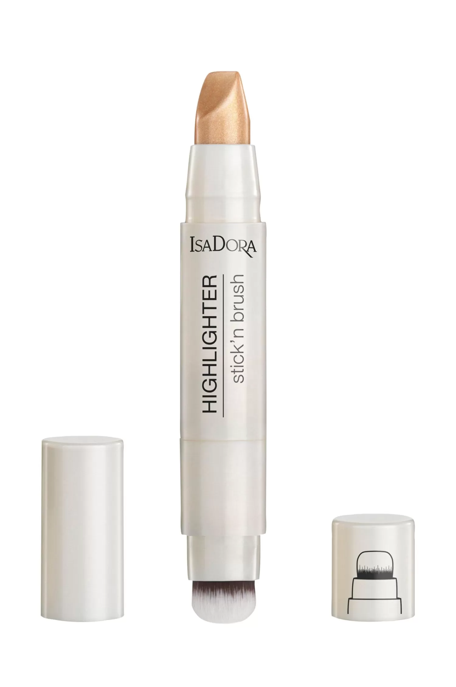 IsaDora Highlighter Stick'N Brush 3,6 G