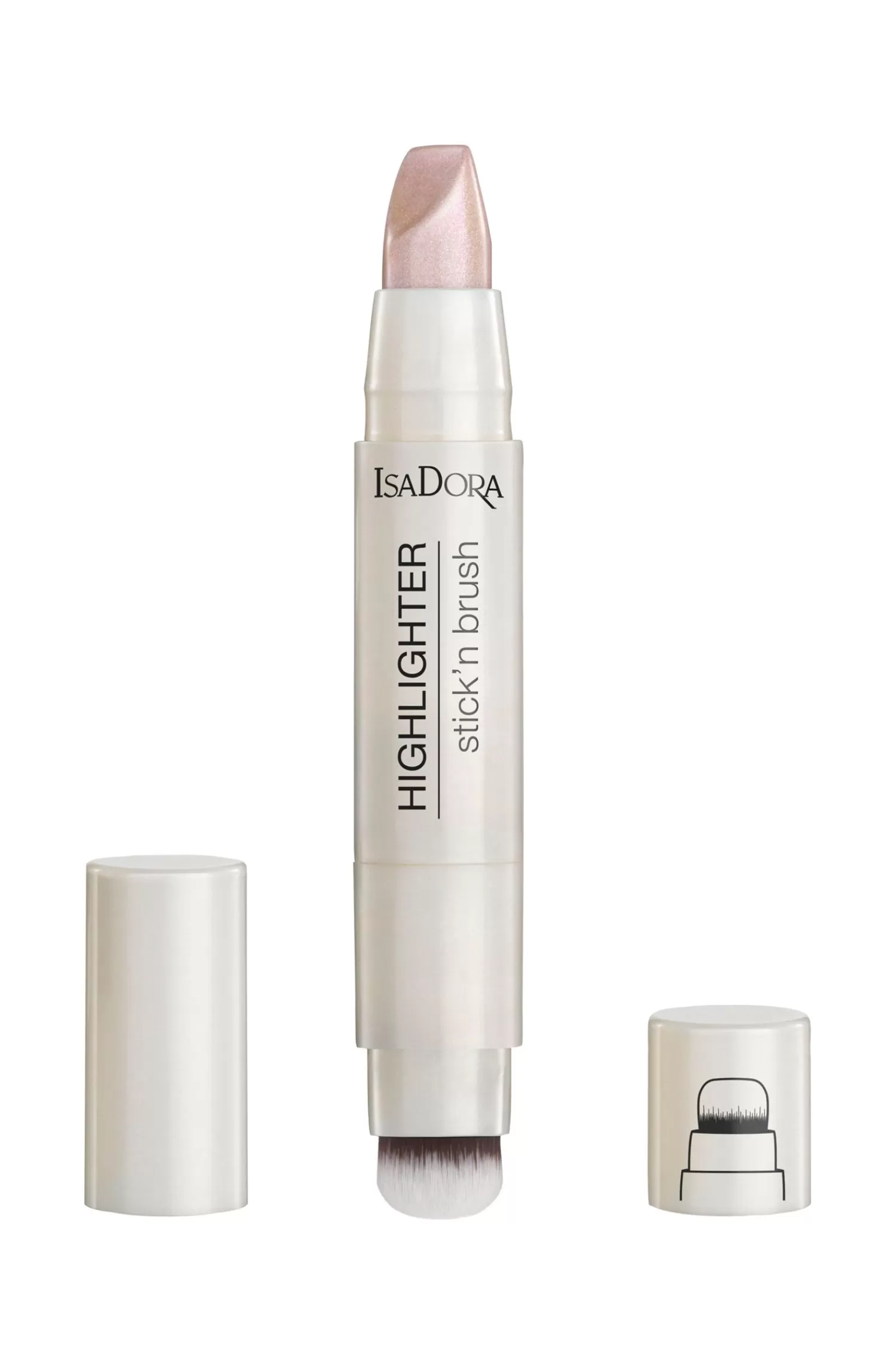 IsaDora Highlighter Stick'N Brush 3,6 G