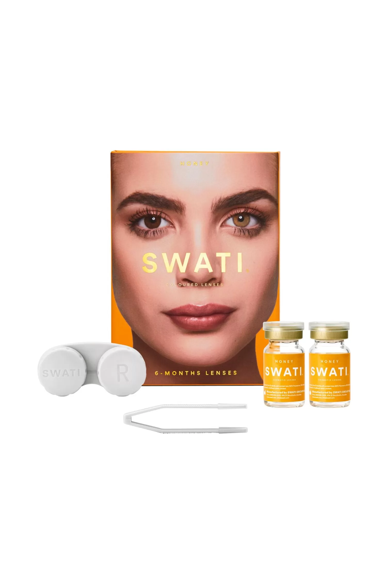 SWATI Cosmetics Honey 6-Manaders Kosmetiska Linser