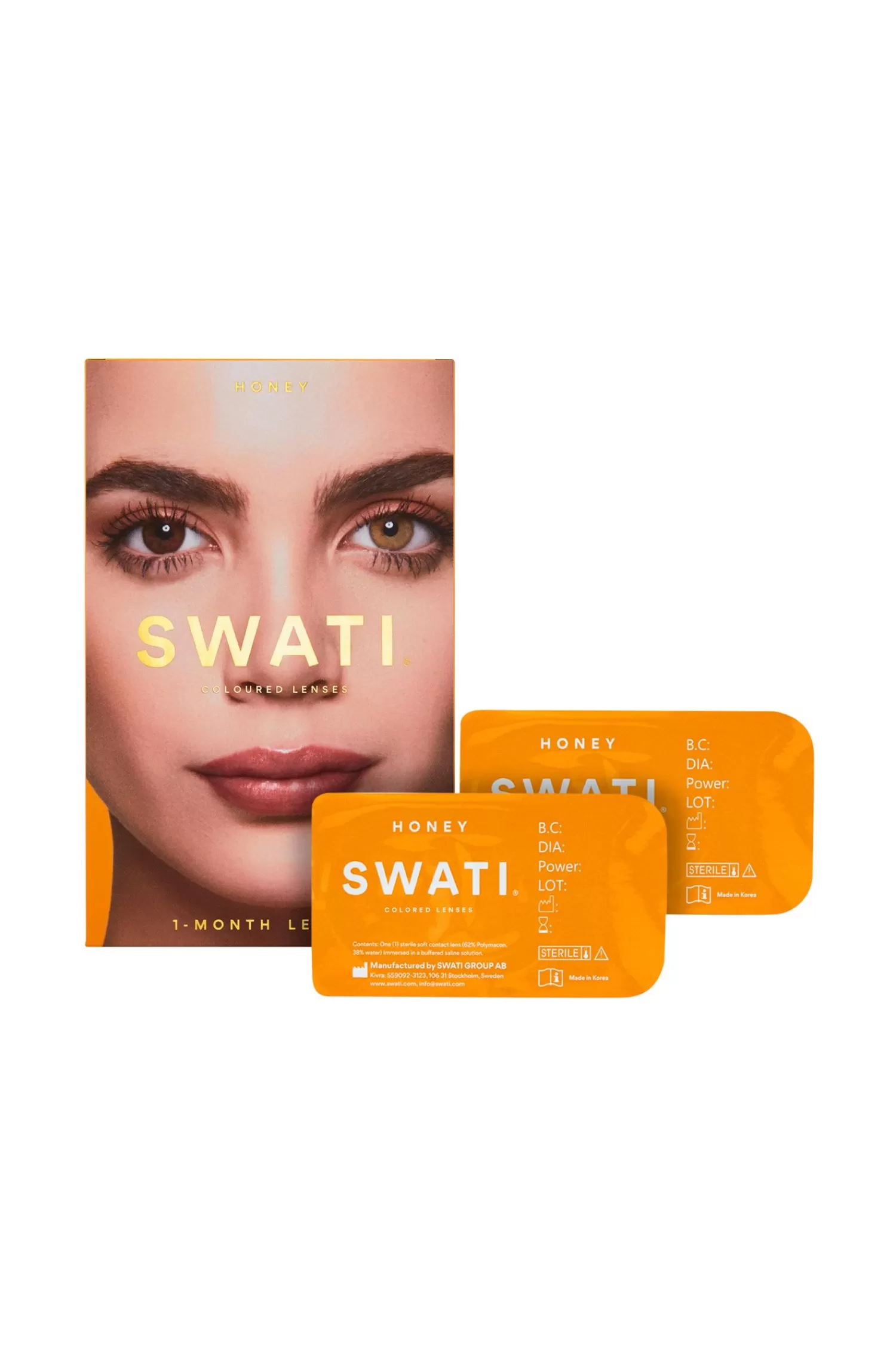 SWATI Cosmetics Honey Kosmetiska 1-Manadslinser