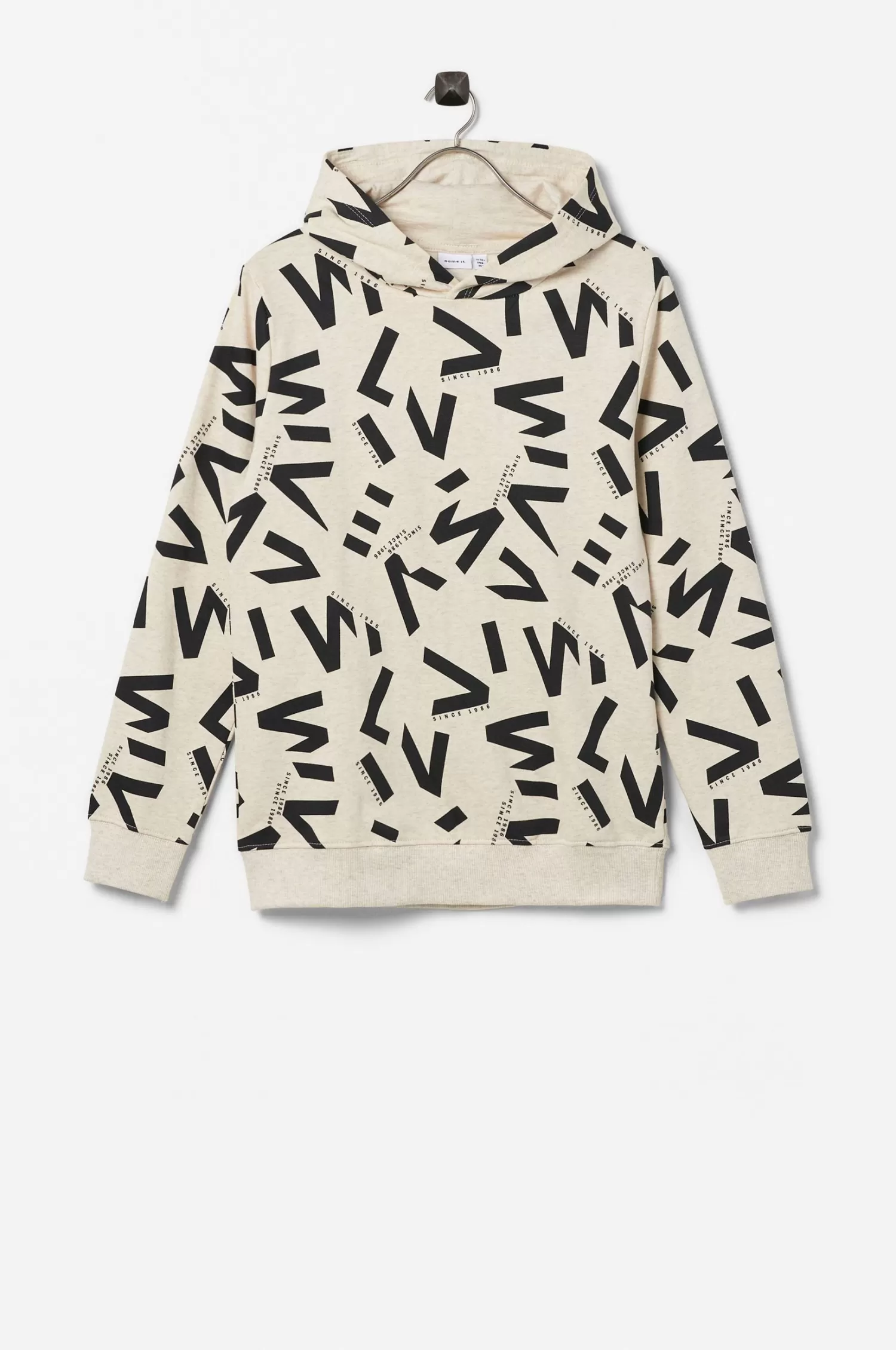 Name it Huvtroja Nkmodds Ls Sweat Wh Bru Box Store
