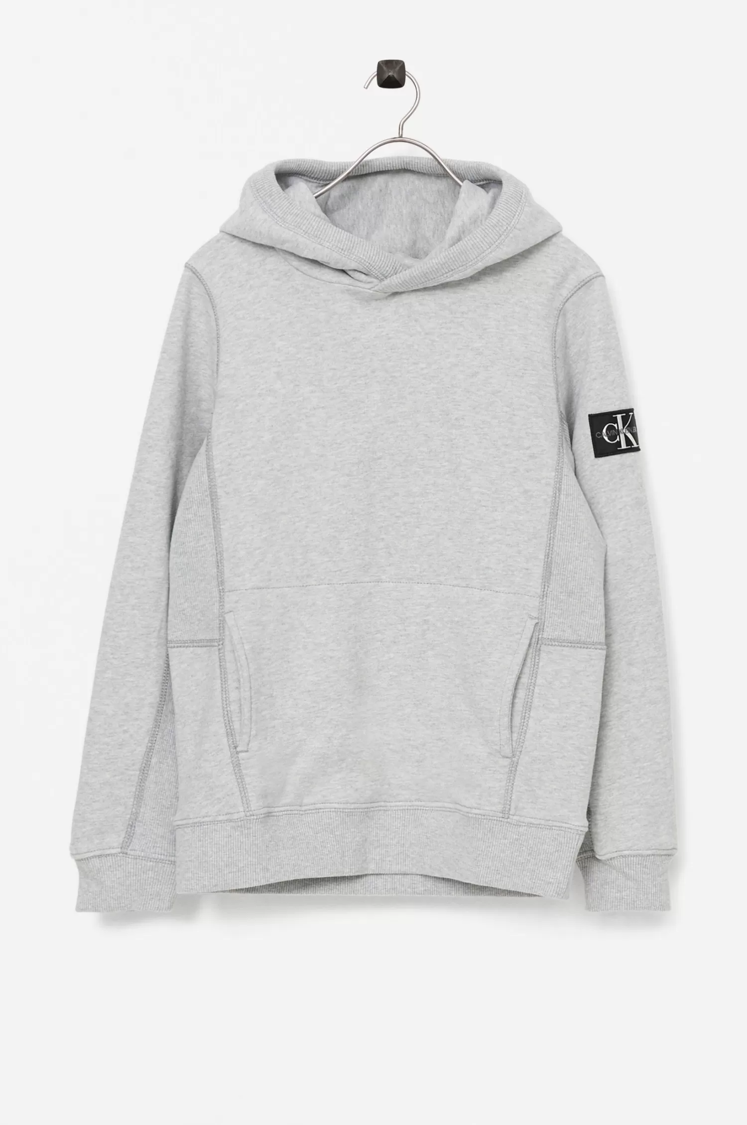 Calvin Klein Huvtroja Rib Blocking Badge Hoodie Cheap
