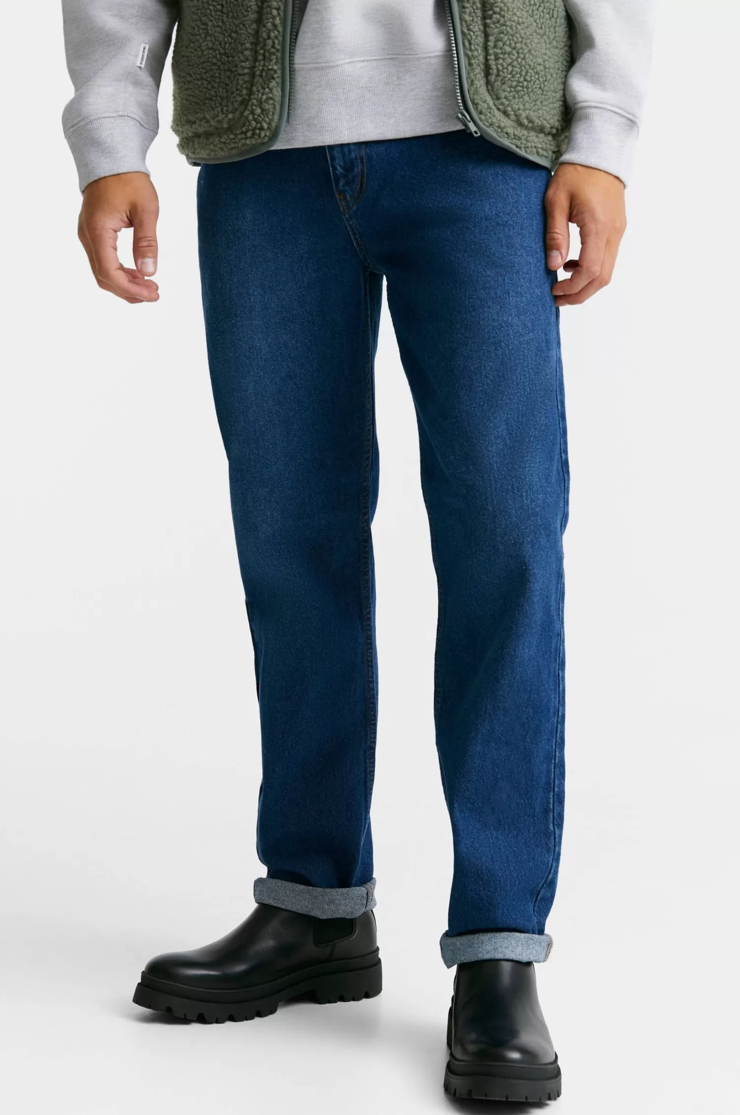 Studio Total Icon Regular Straight Jeans Cheap