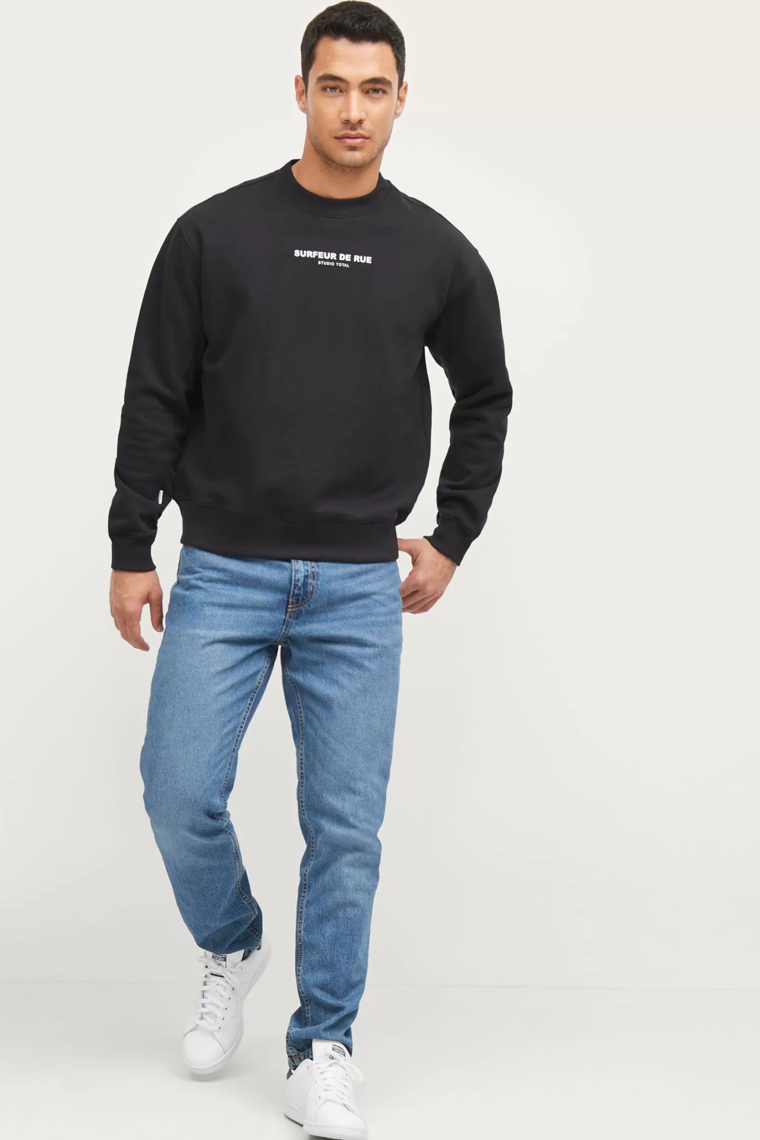 Studio Total Icon Regular Tapered Jeans Flash Sale