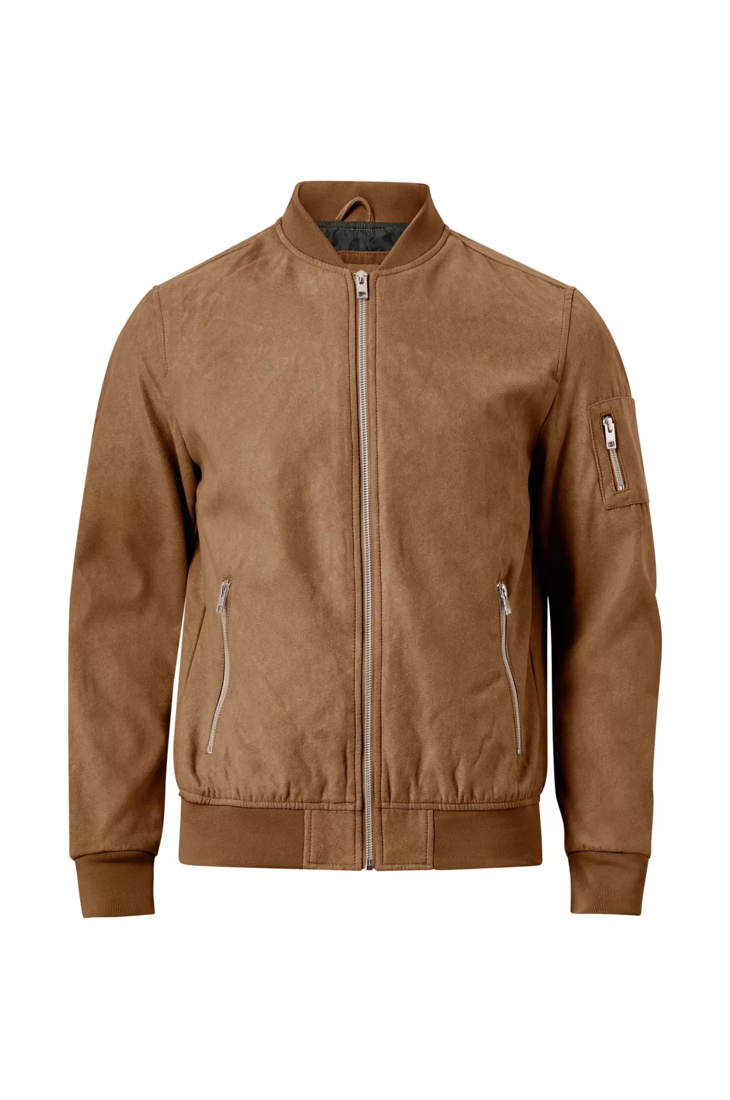 Jack & Jones Jacka Jjerocky Faux Suede Bomber Shop
