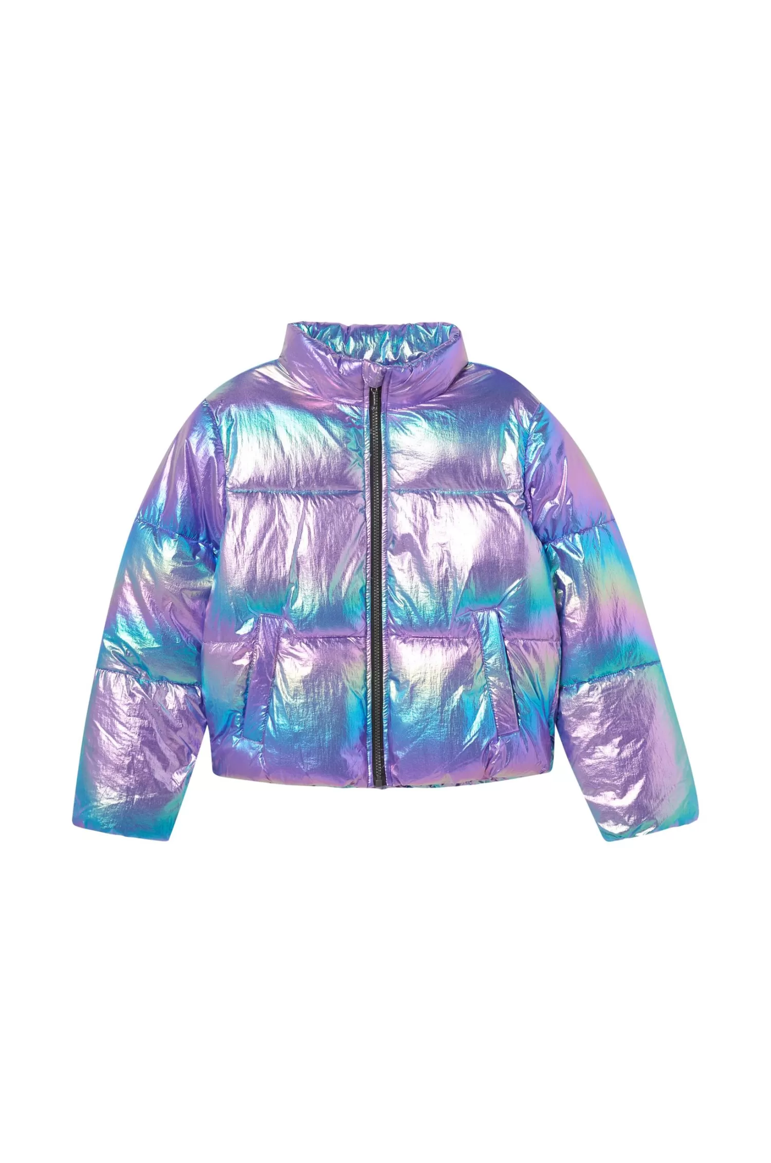 KIDS ONLY Jacka Kogceline Metallic Short Puffer Ot Best