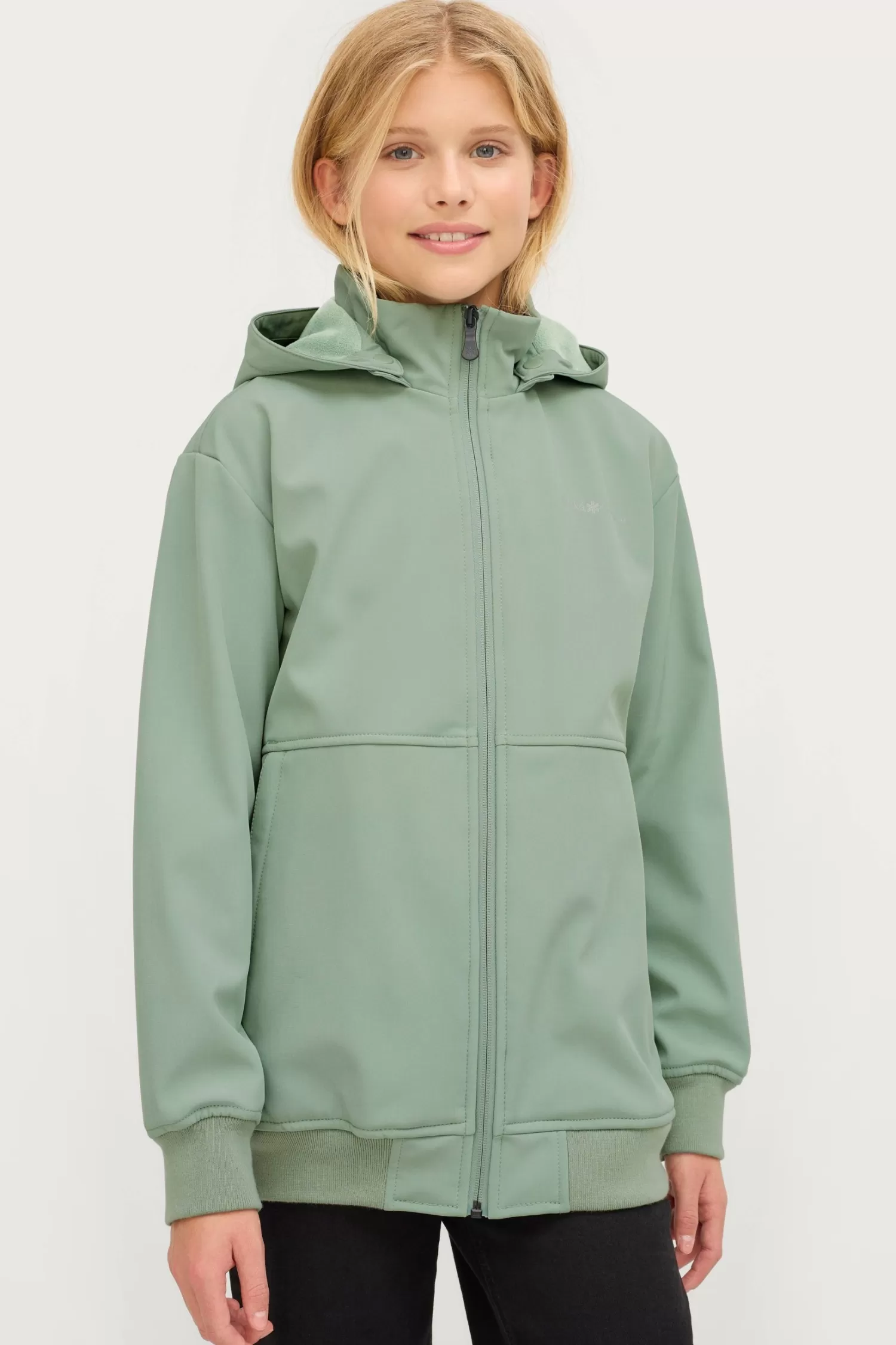 Áhkká Jacka Softshell Jacket Jr Med Insida I Fleece Sale