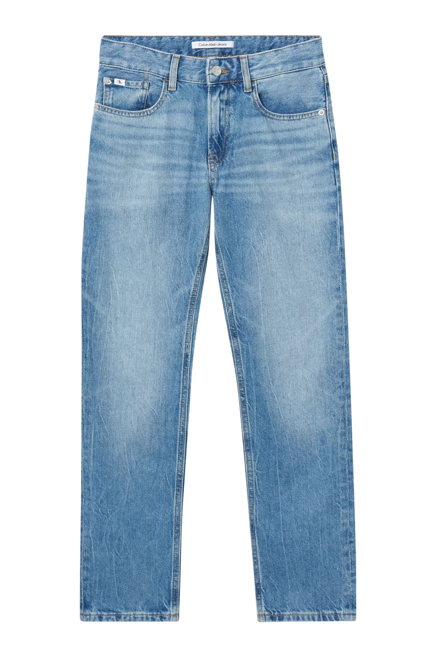 Calvin Klein Jeans Regular Straight Mid Blue Snake Fashion