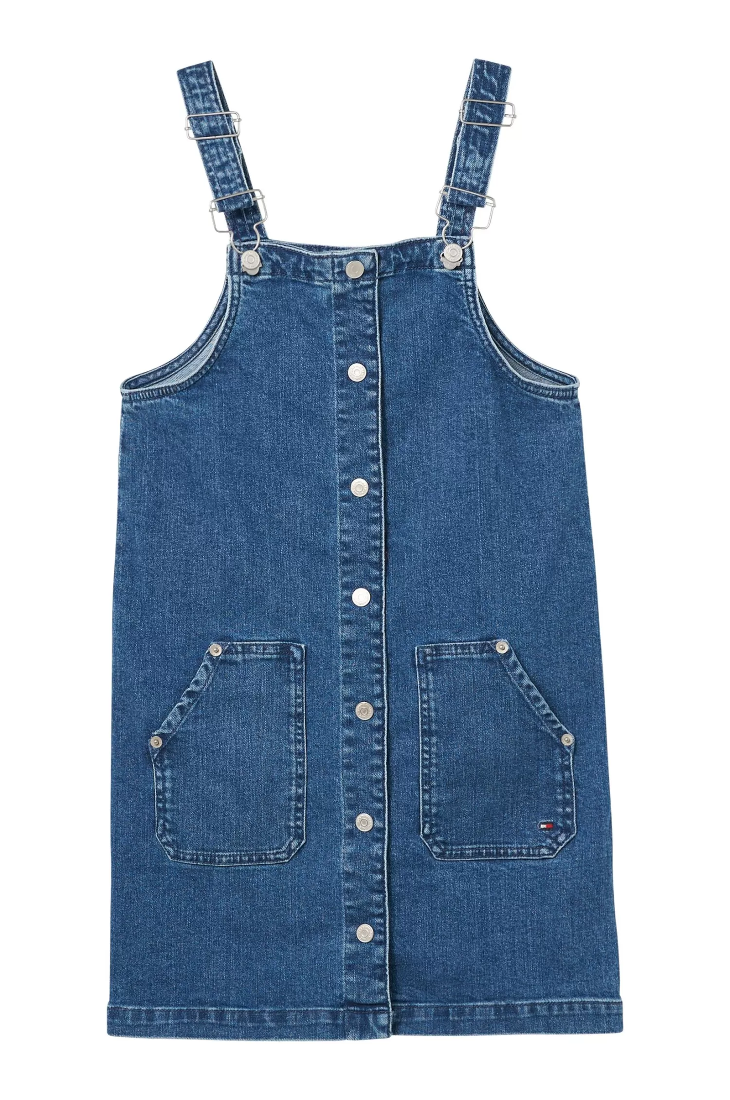 Tommy Hilfiger Jeansklanning Pinafore Denim Dress Store