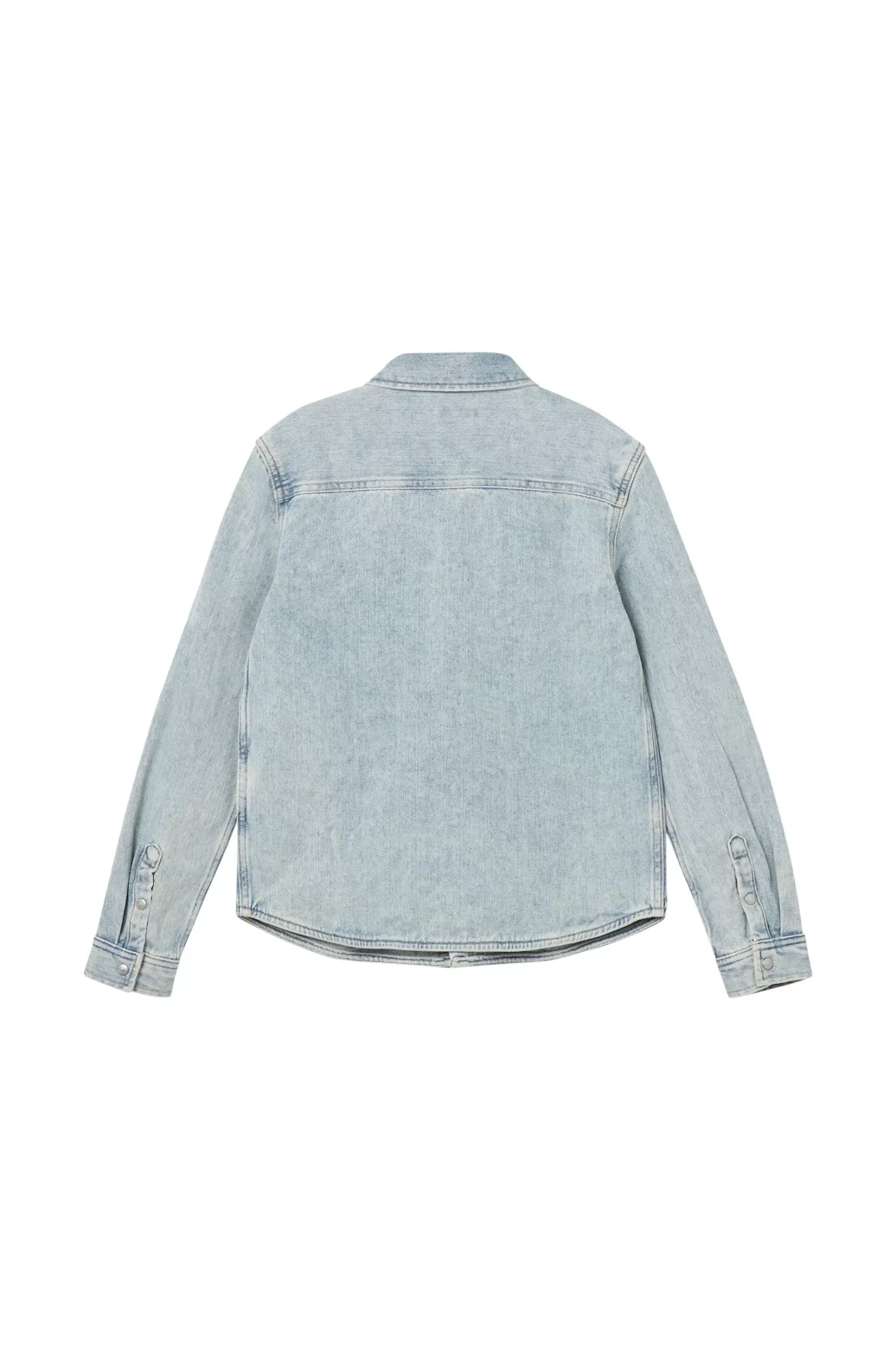 Calvin Klein Jeansskjorta Denim Shirt Blue Destructed Fashion