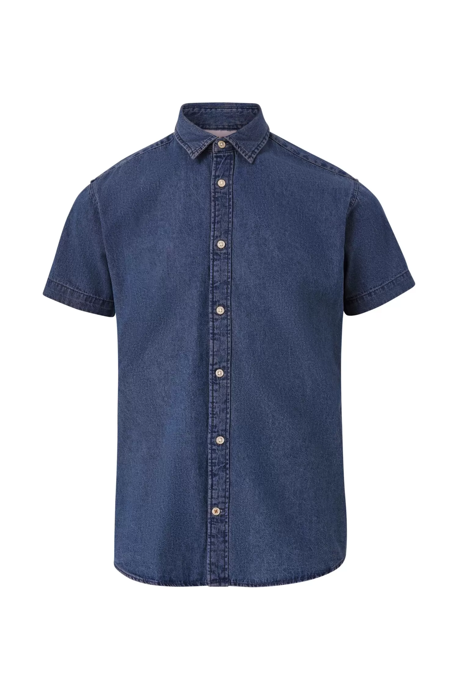 Jack & Jones Jeansskjorta Jjplain Kansas Denim Shirt Ss Sale