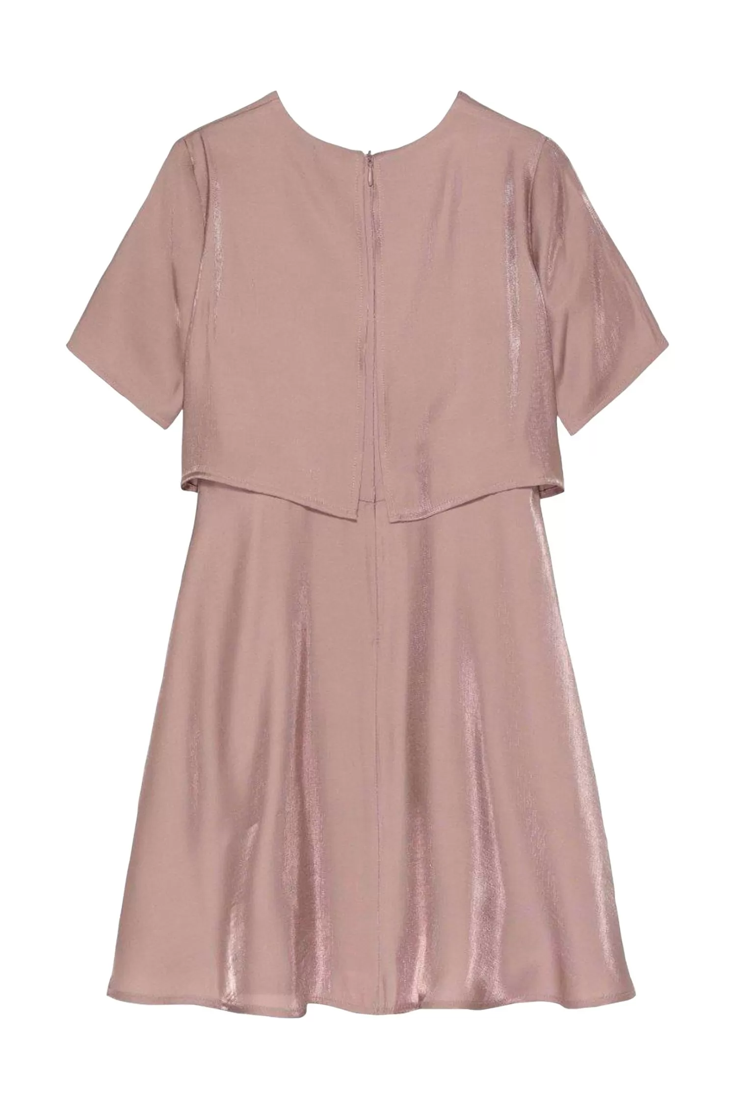 Calvin Klein Klanning Metallic Shine Ss Dressess Clearance