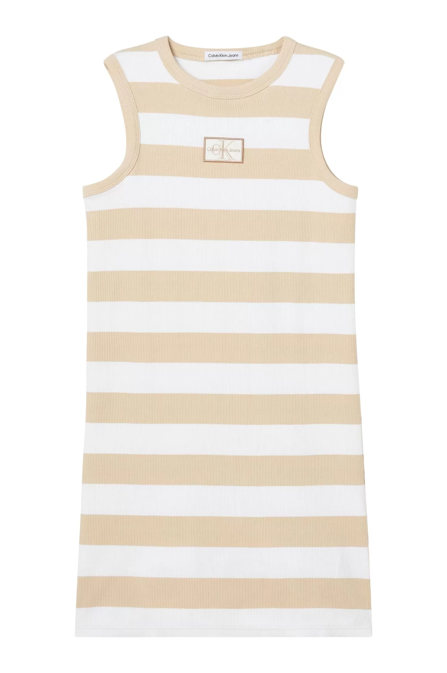 Calvin Klein Klanning Rib Dress Sleeveless New