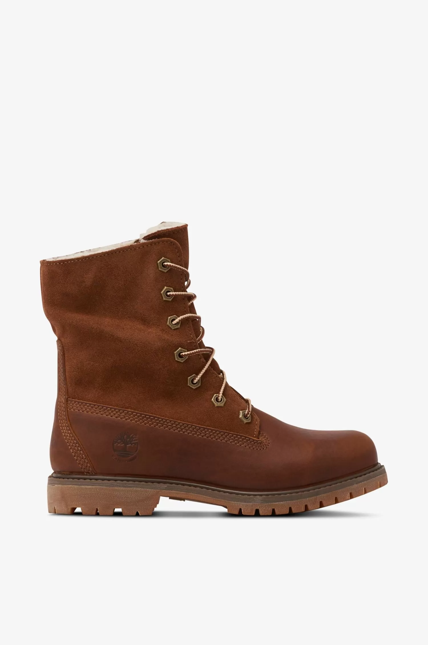 Dam Timberland Kängor Authentics Teddy Fleece Wp Fold-Down