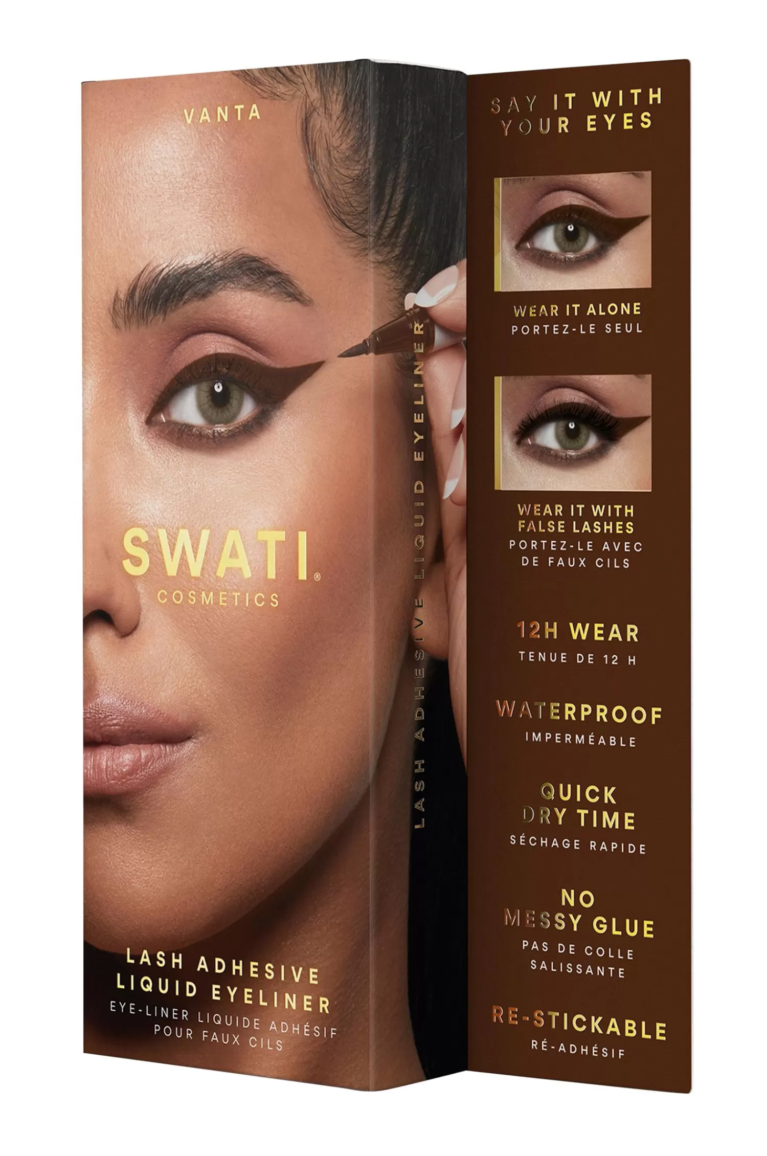 SWATI Cosmetics Lash Adhesive Liquid Eyeliner Vanta