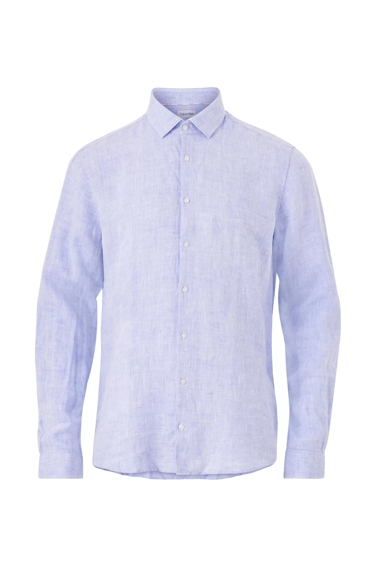 Calvin Klein Linneskjorta Linen Solid Slim Shirt Discount