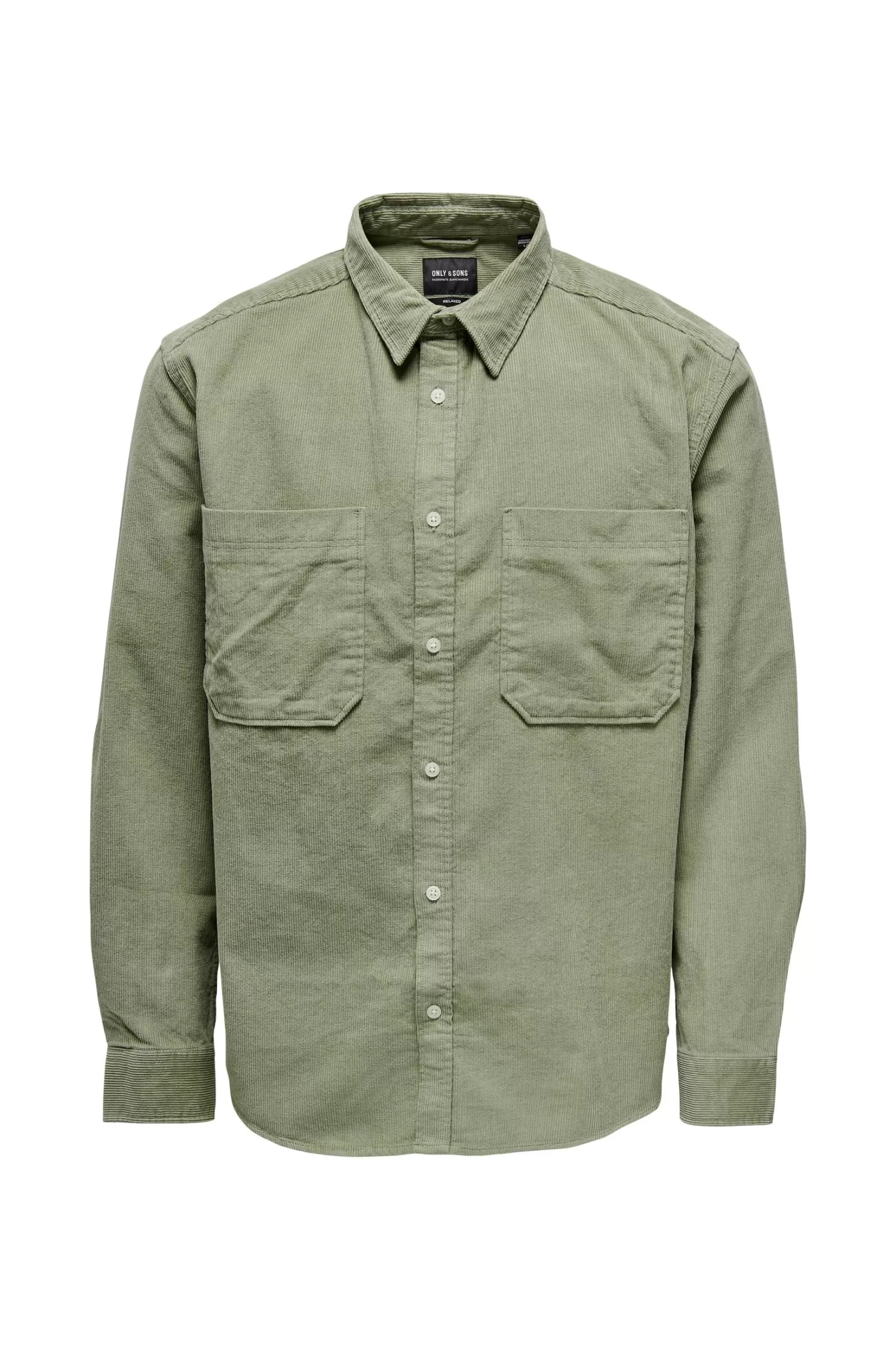 ONLY & SONS Manchesterskjorta Onsalp Rlx 2Pkt Washd Cord Ls Shirt Best
