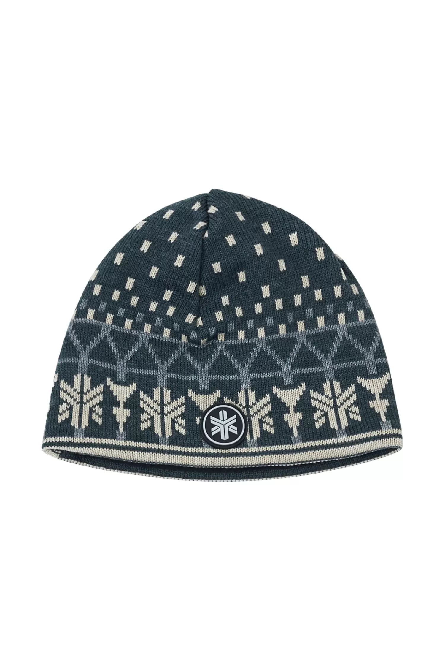 Dam Áhkká Mossa Beanie With Logo Jacquard