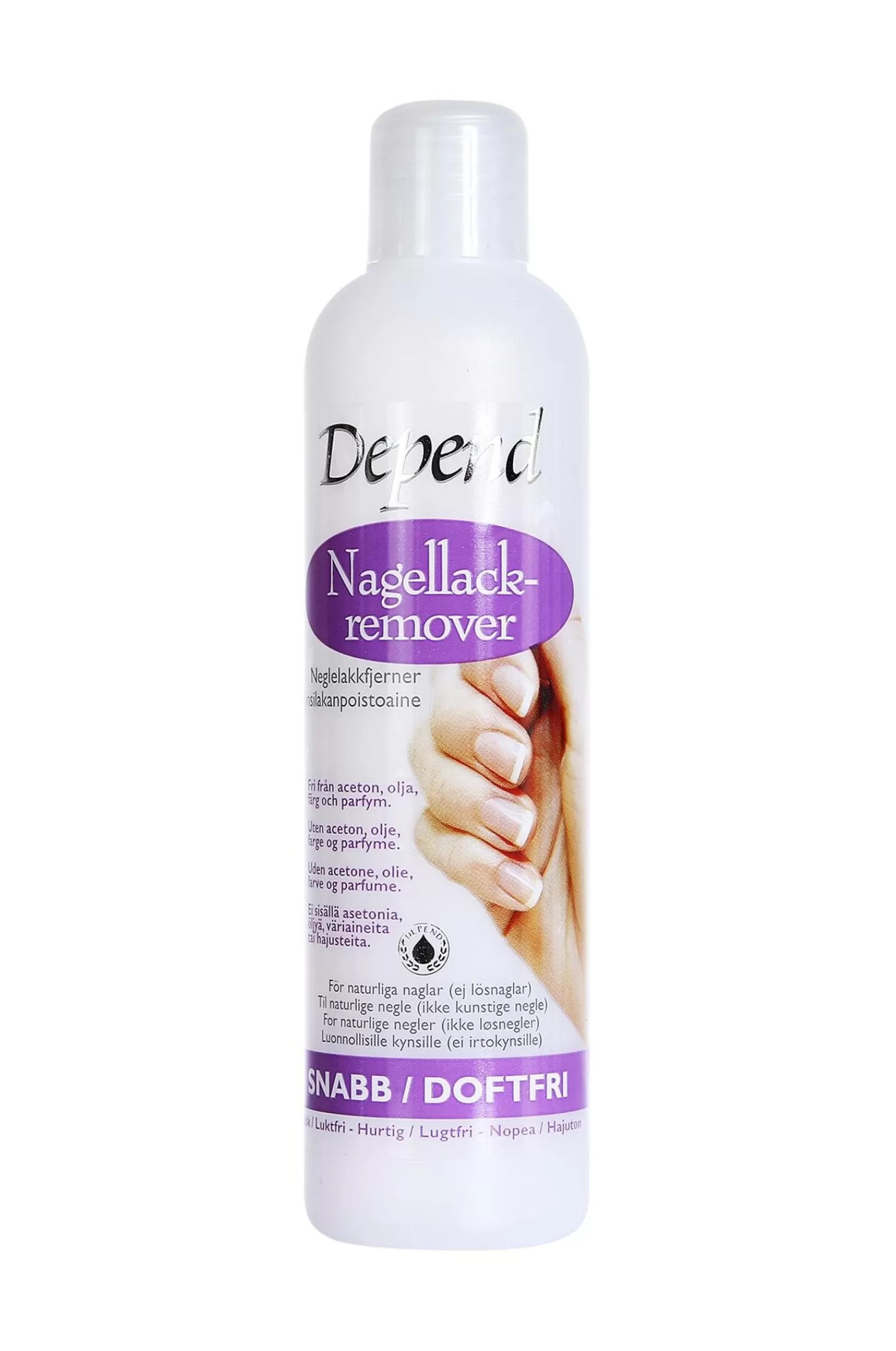 Depend Nagellacksremover Lila 250Ml