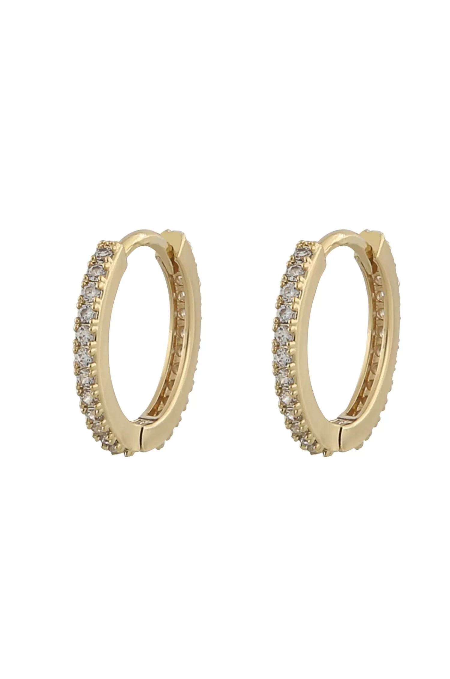 Dam Snö of Sweden Orhangen Hanni Small Ring Earring Gold