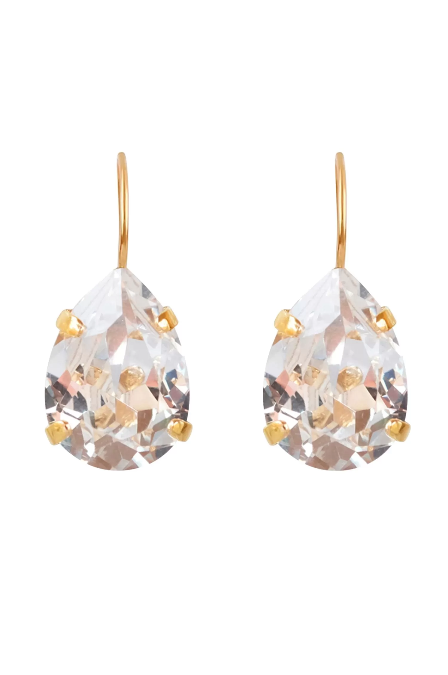 Dam Caroline Svedbom Orhangen Mini Drop Clasp Earring Gold