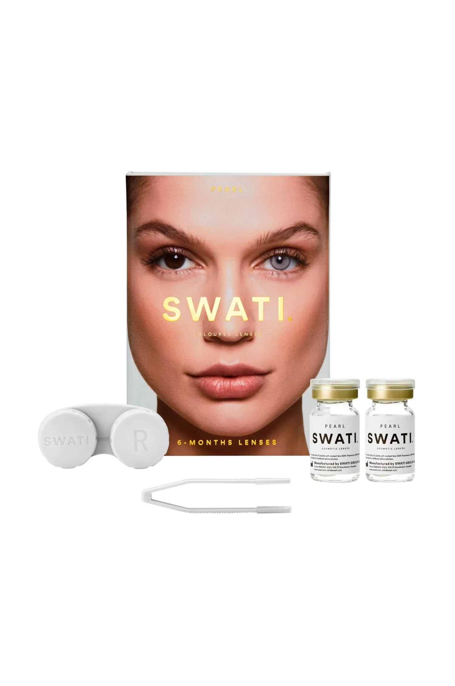 SWATI Cosmetics Pearl 6-Manaders Kosmetiska Linser