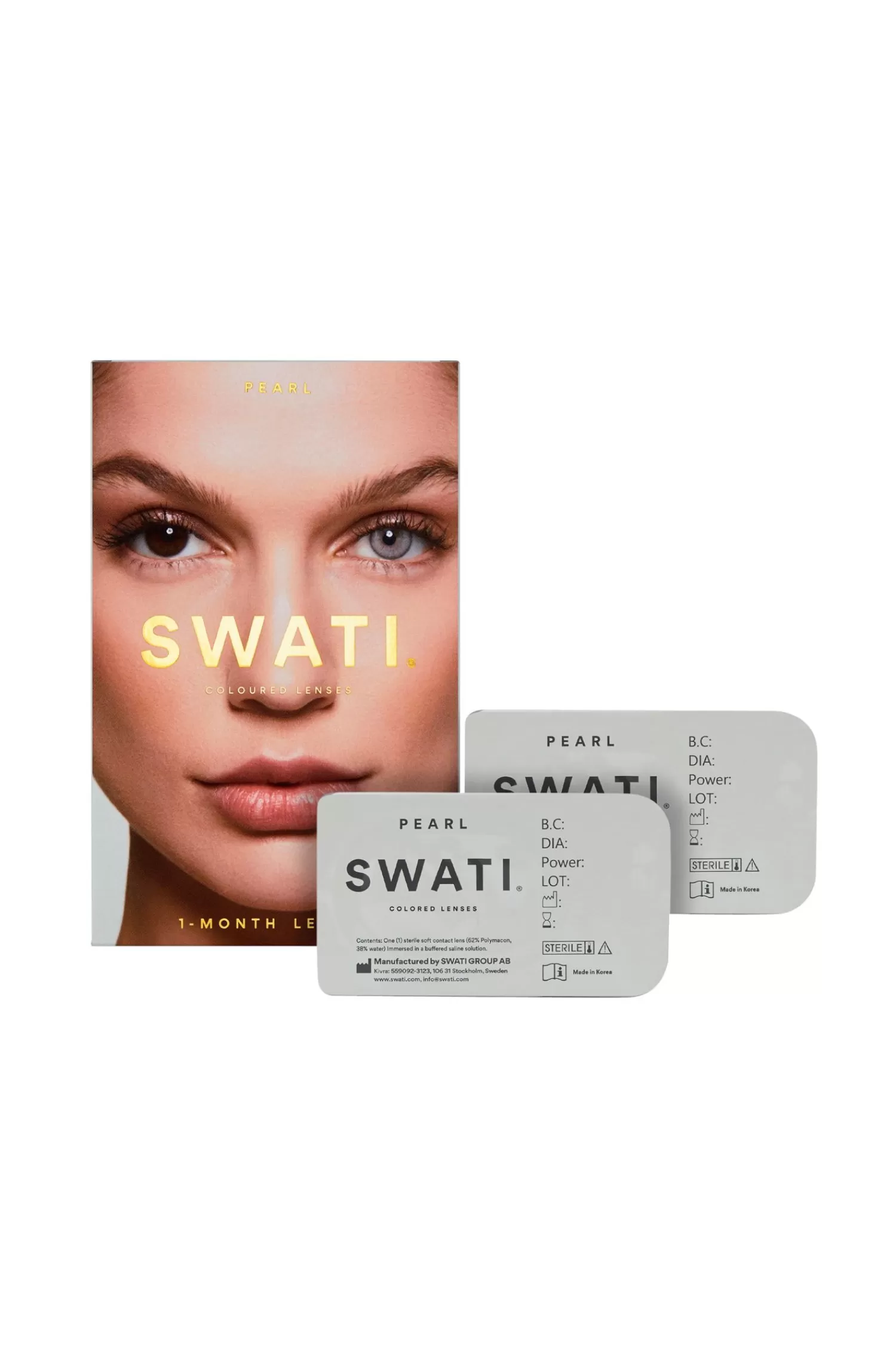 SWATI Cosmetics Pearl Kosmetiska 1-Manadslinser
