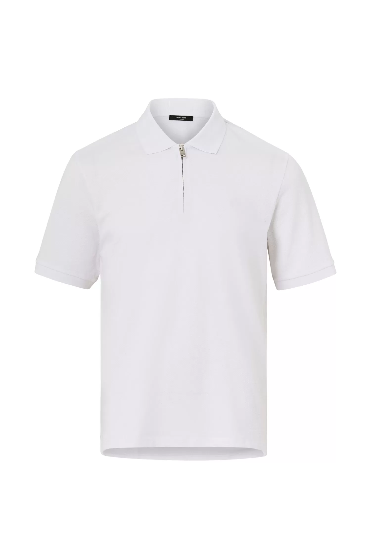 Jack & Jones Piketroja Jprblascott Zip Ss Polo New