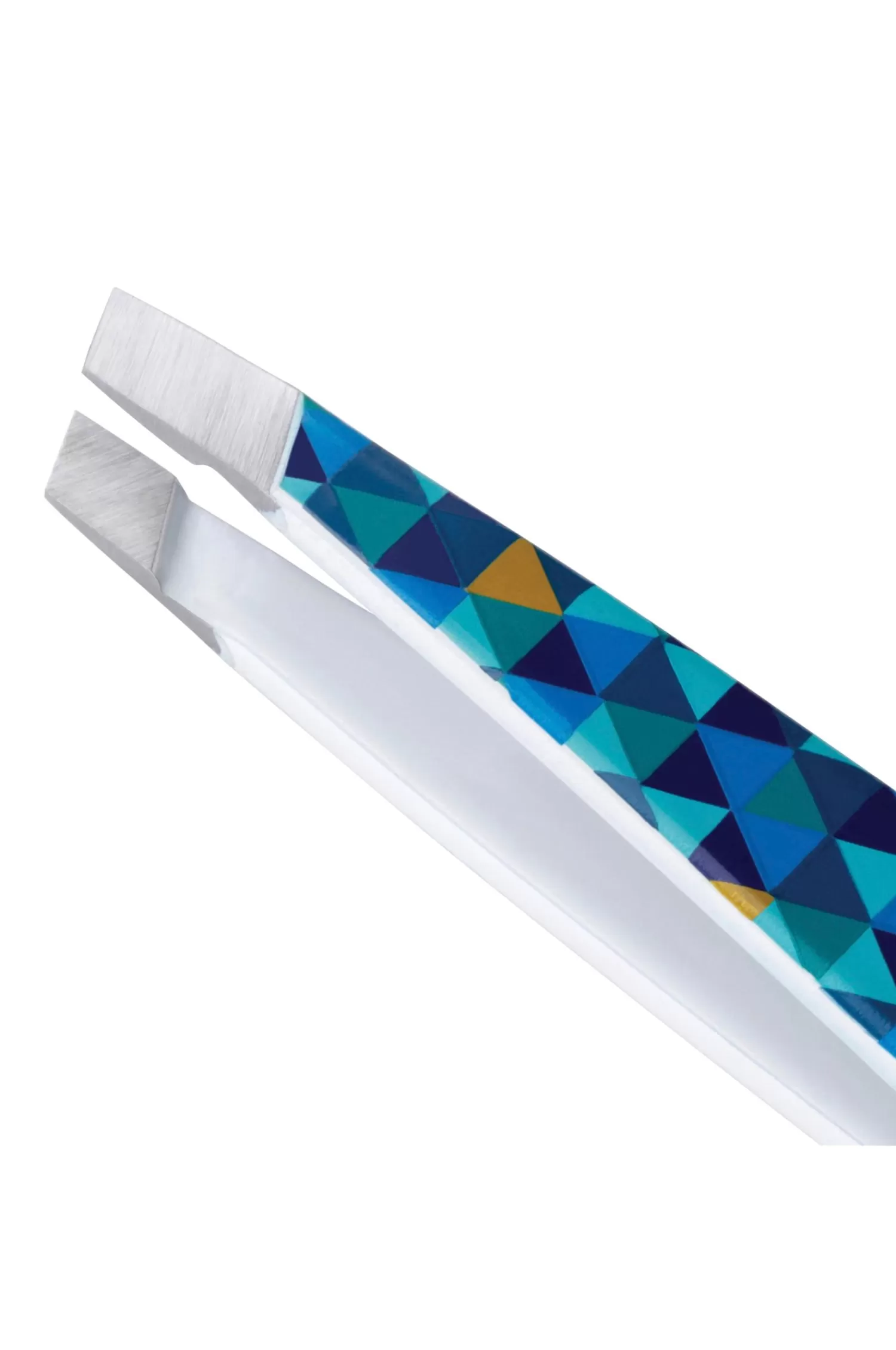Tweezerman Pincett Mini Slant Tweezer Blue Mosaic
