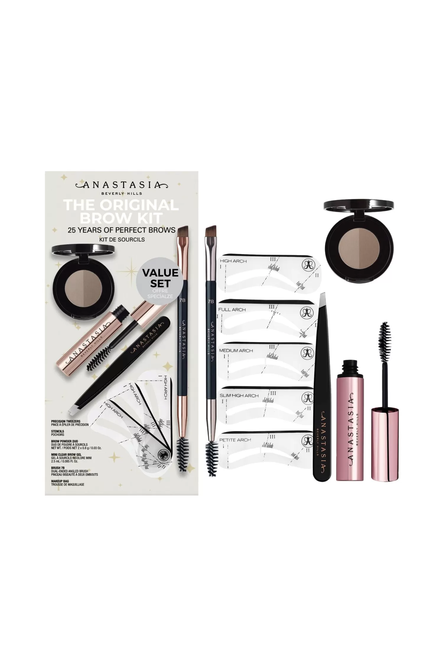 Anastasia Presentask The Original Brow Kit - Medium Brown