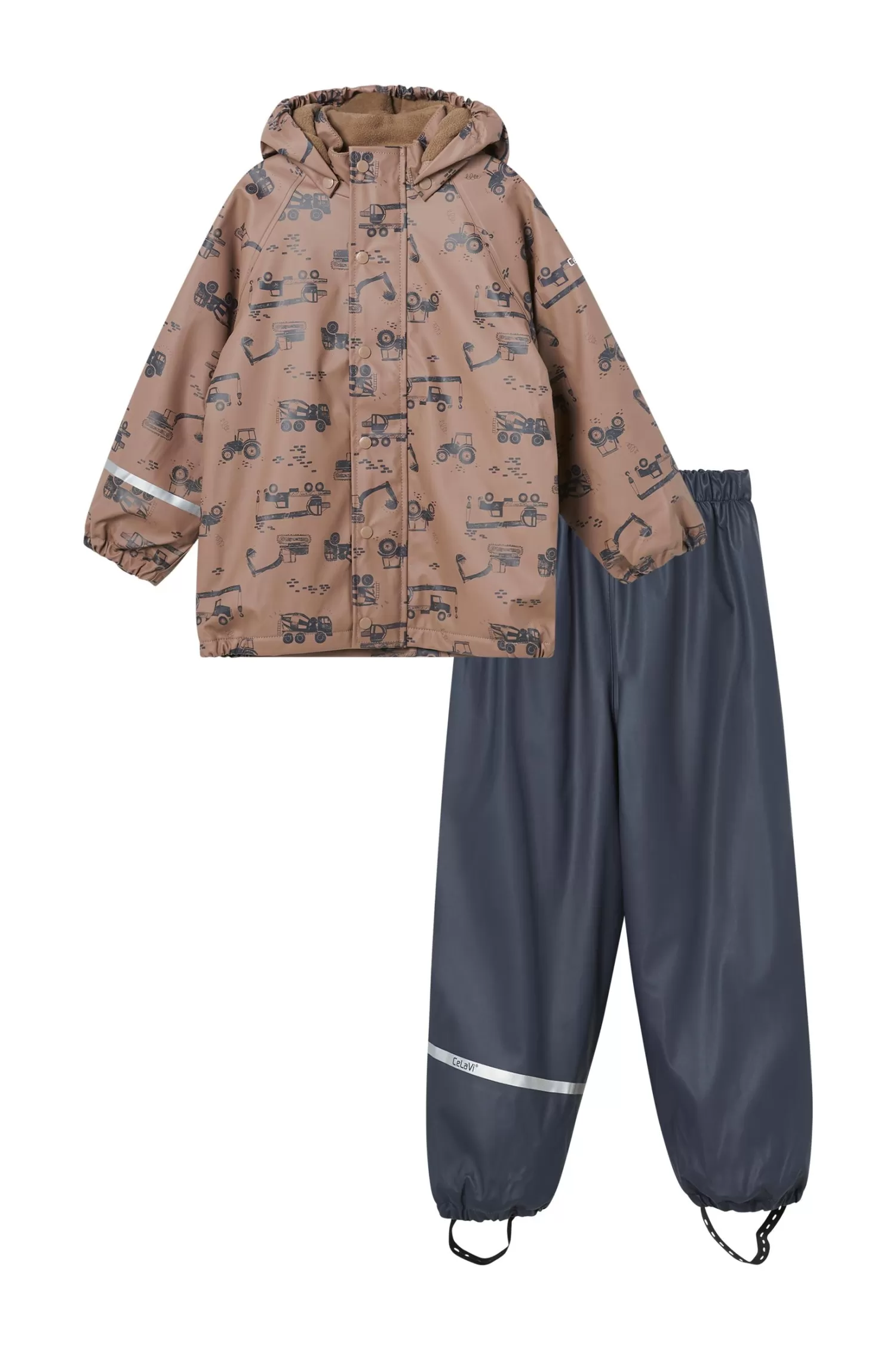 CeLaVi Regnset Aop W. Fleece Fashion