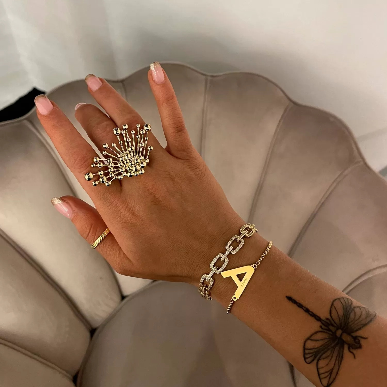 Dam IOAKU Ring Berry Sunfeather