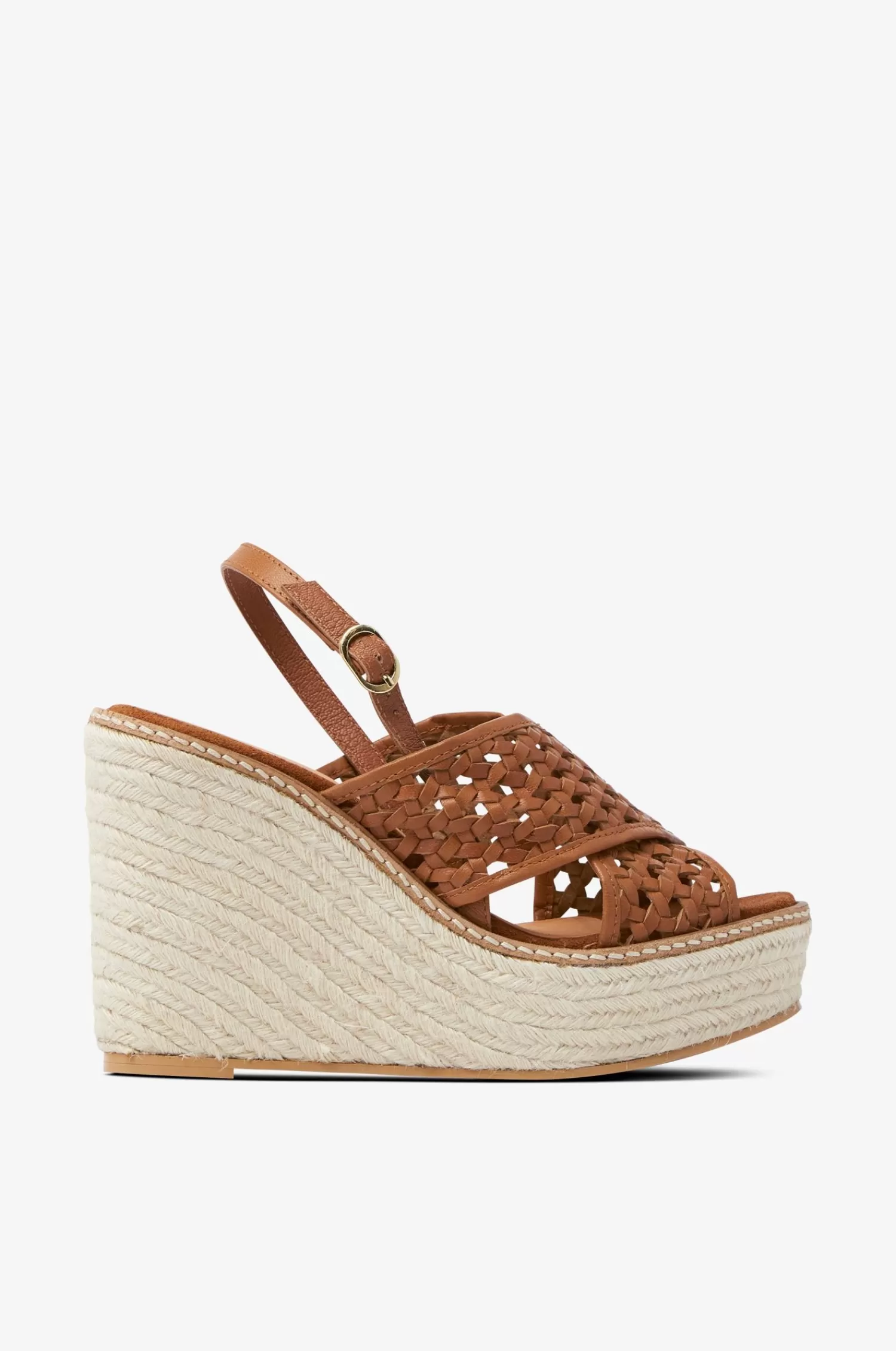 Dam Agnes Cecilia Sandalett Wedge Ac Braided