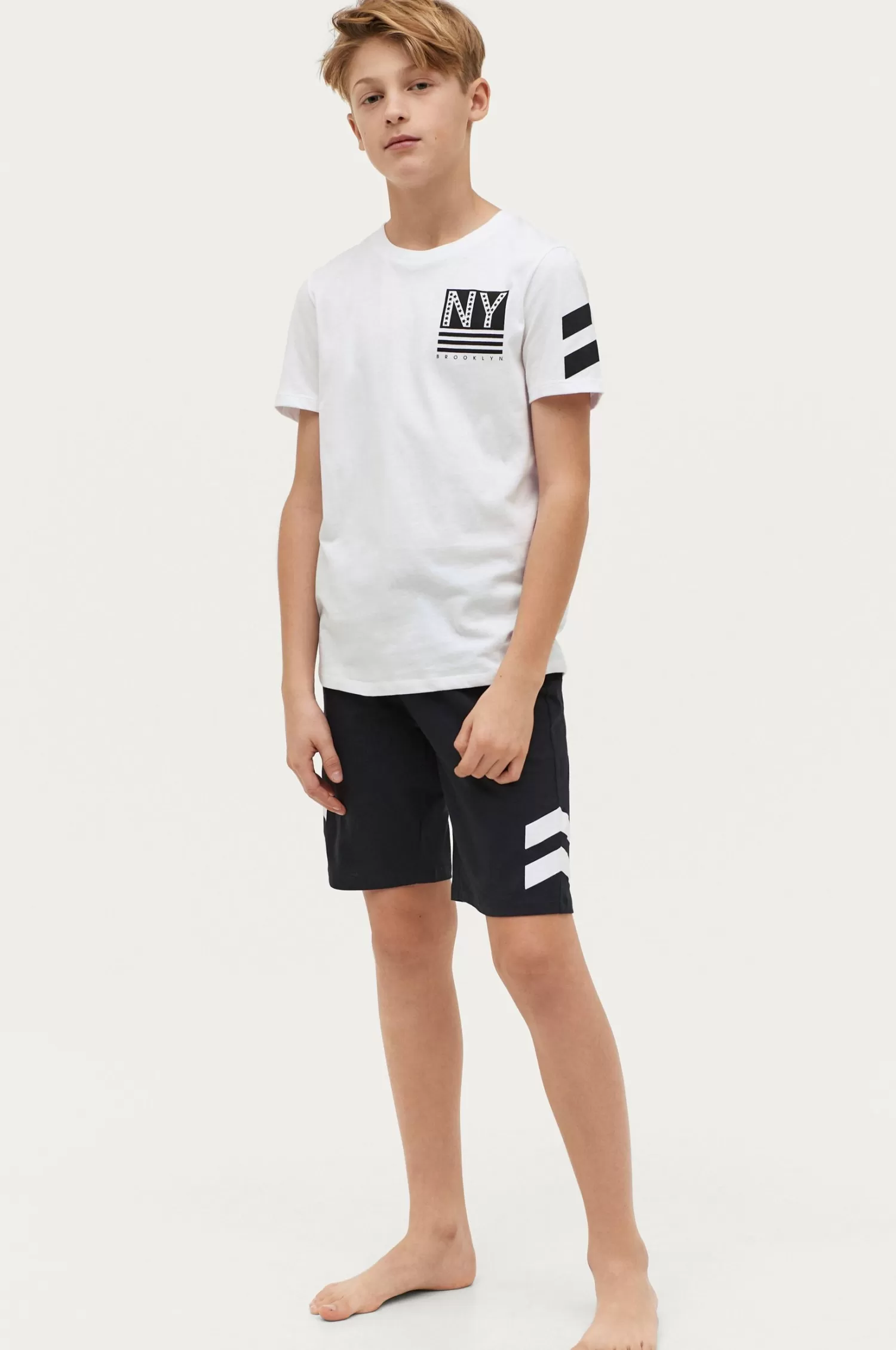 Ellos Set Zac Med T-Shirt Och Shorts Hot