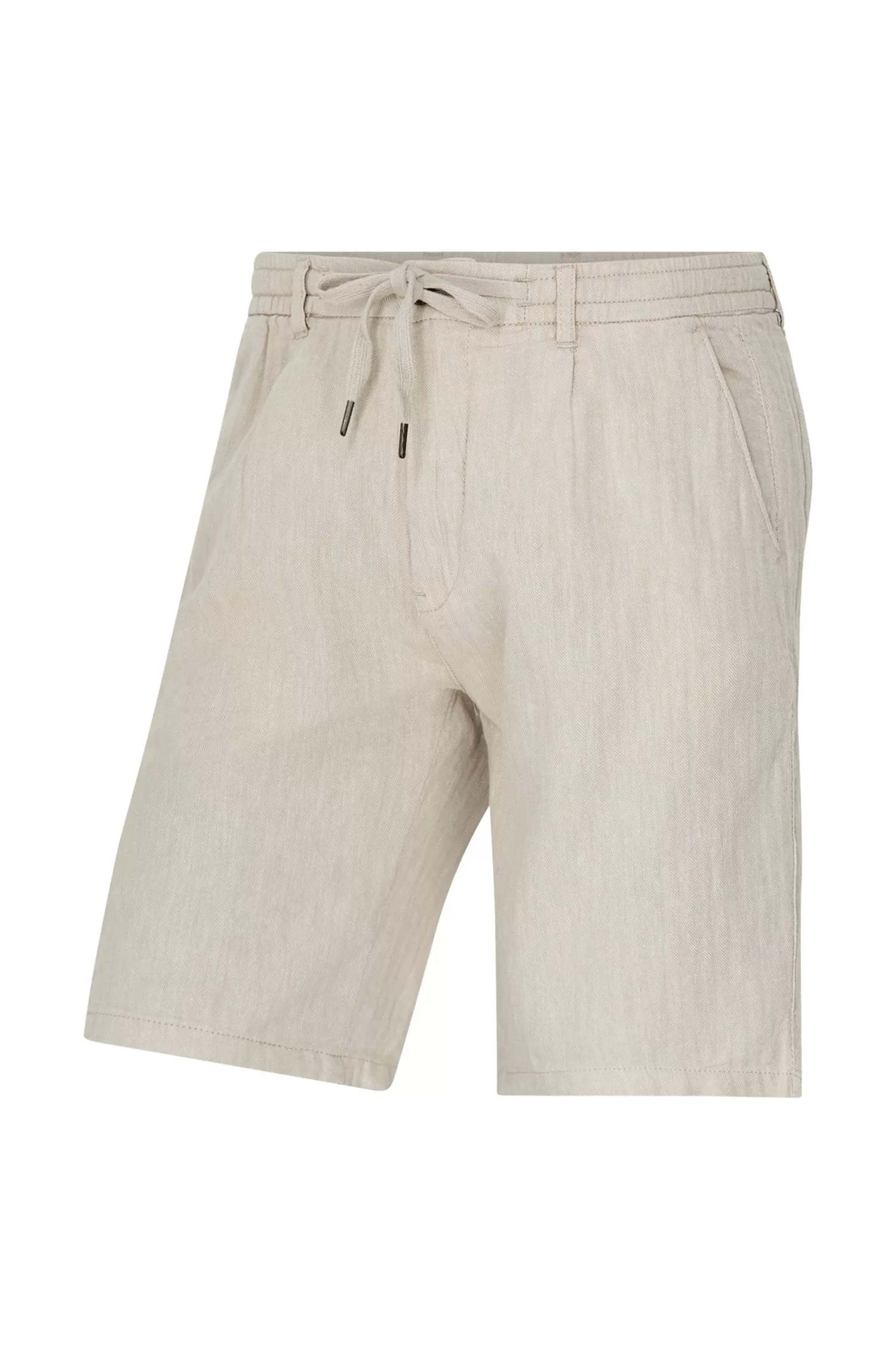 Lindbergh Shorts Linen Blend Herringbone Short Outlet