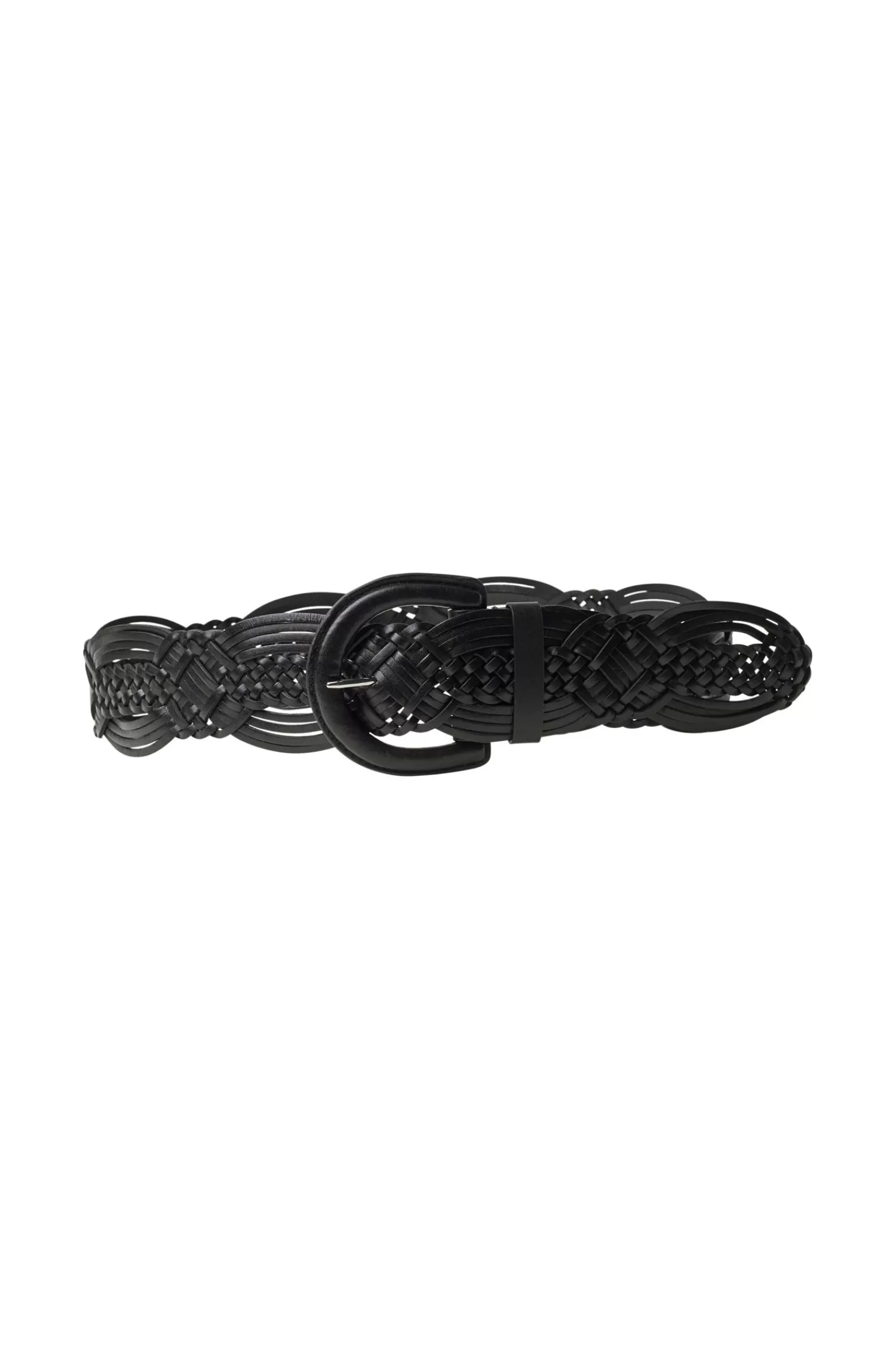 Dam Lauren Ralph Lauren Skarp Natural Smth Leathr-Braid Blt 60